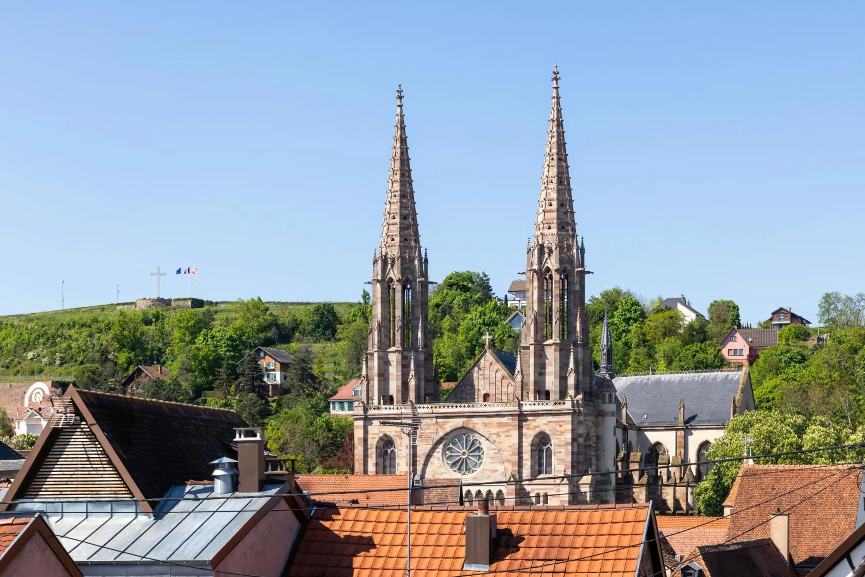 City view in Hotel Le Colombier