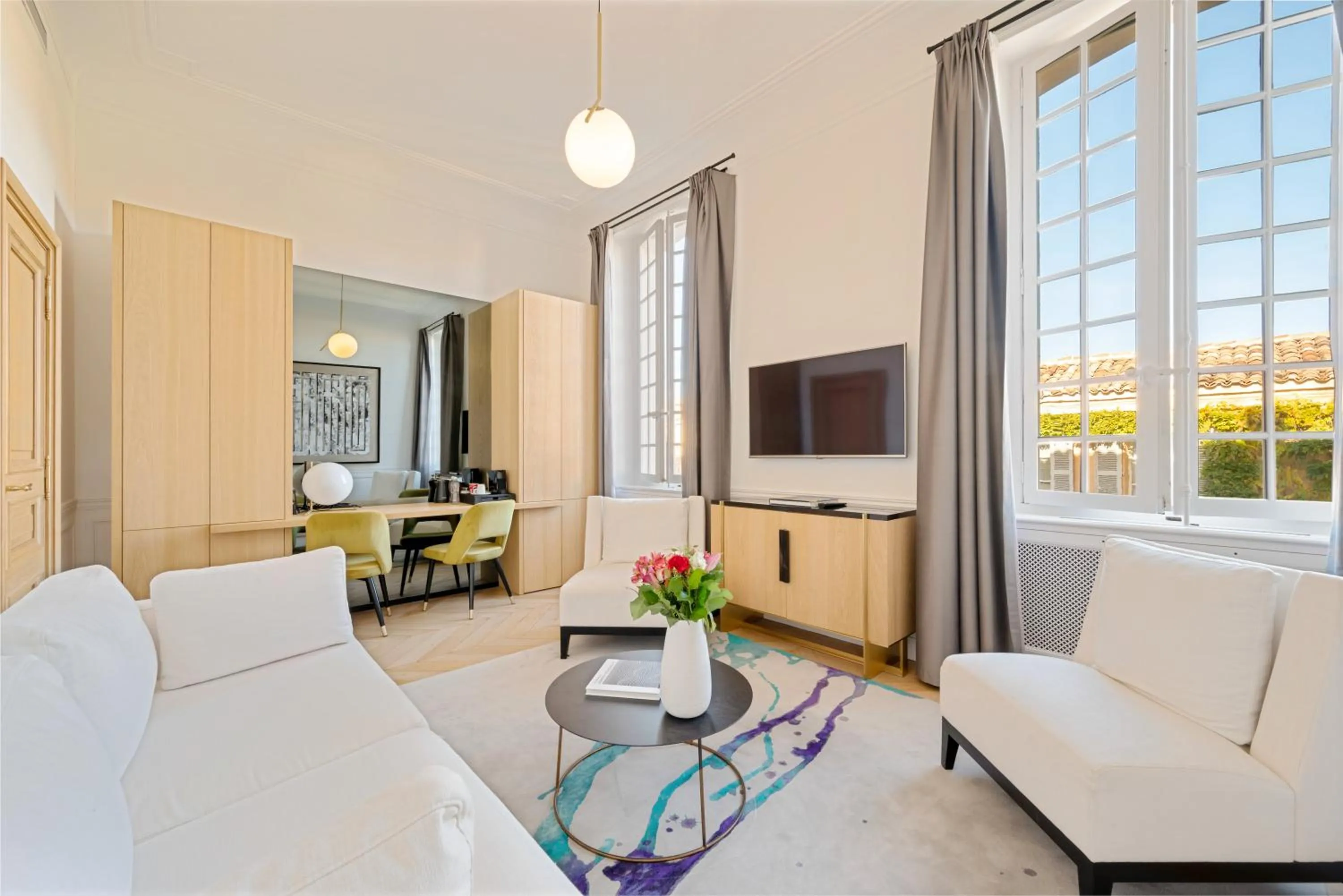 Living room in Château de la Gaude