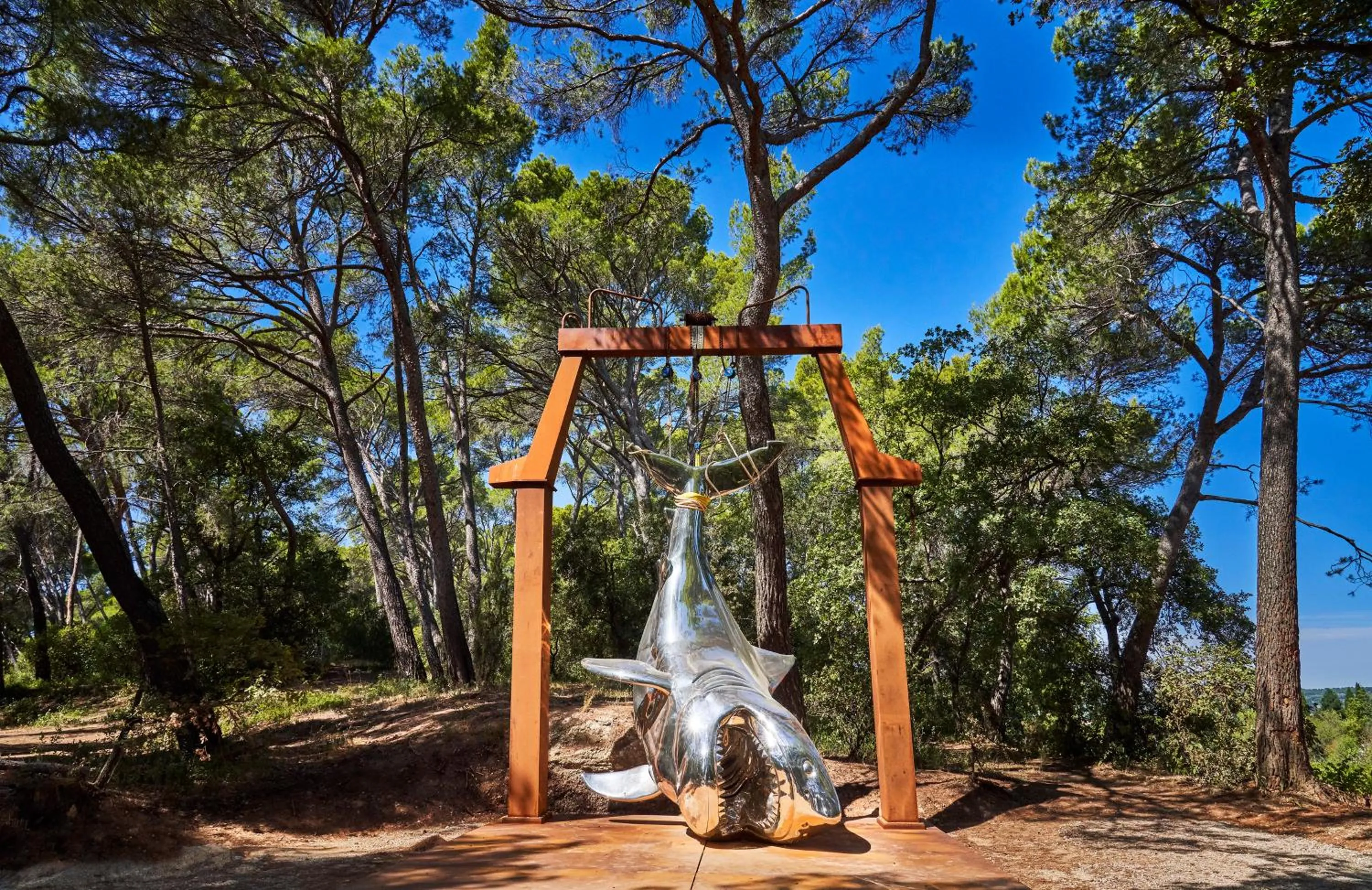 Natural landscape in Château de la Gaude