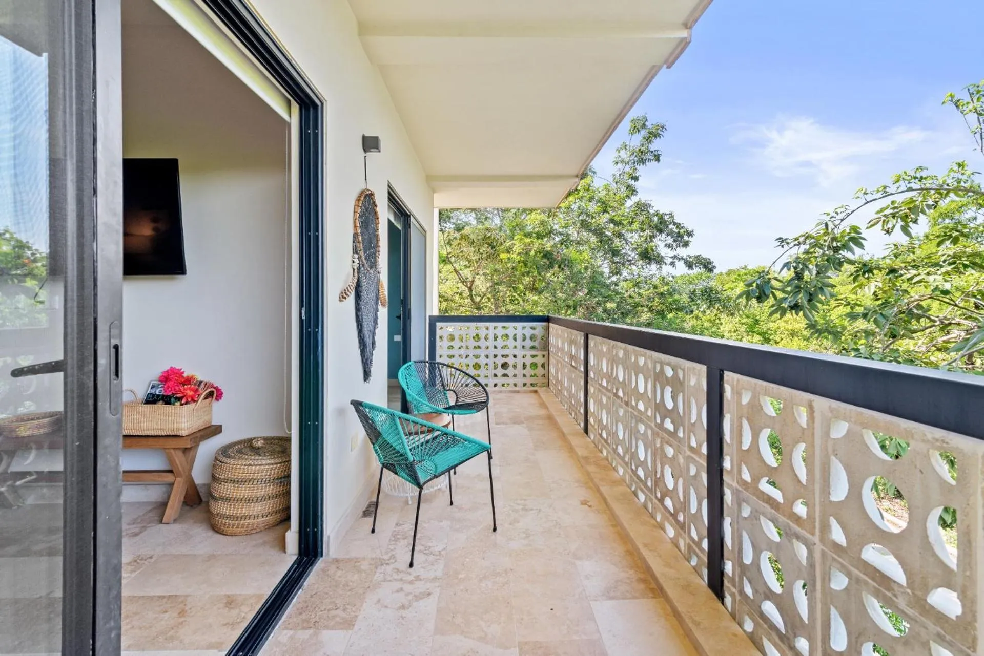 Balcony/Terrace in Luxurious Penthouse with Jungle View & Private Pool