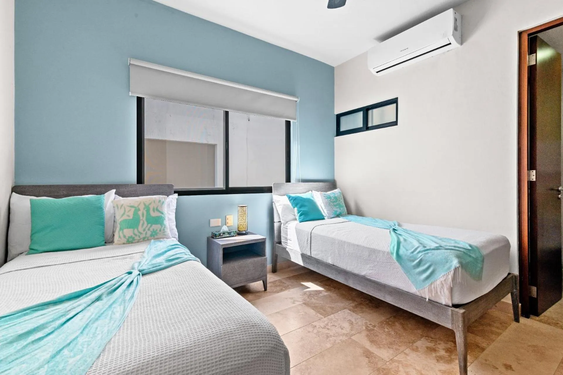 Bedroom, Bed in Luxurious Penthouse with Jungle View & Private Pool