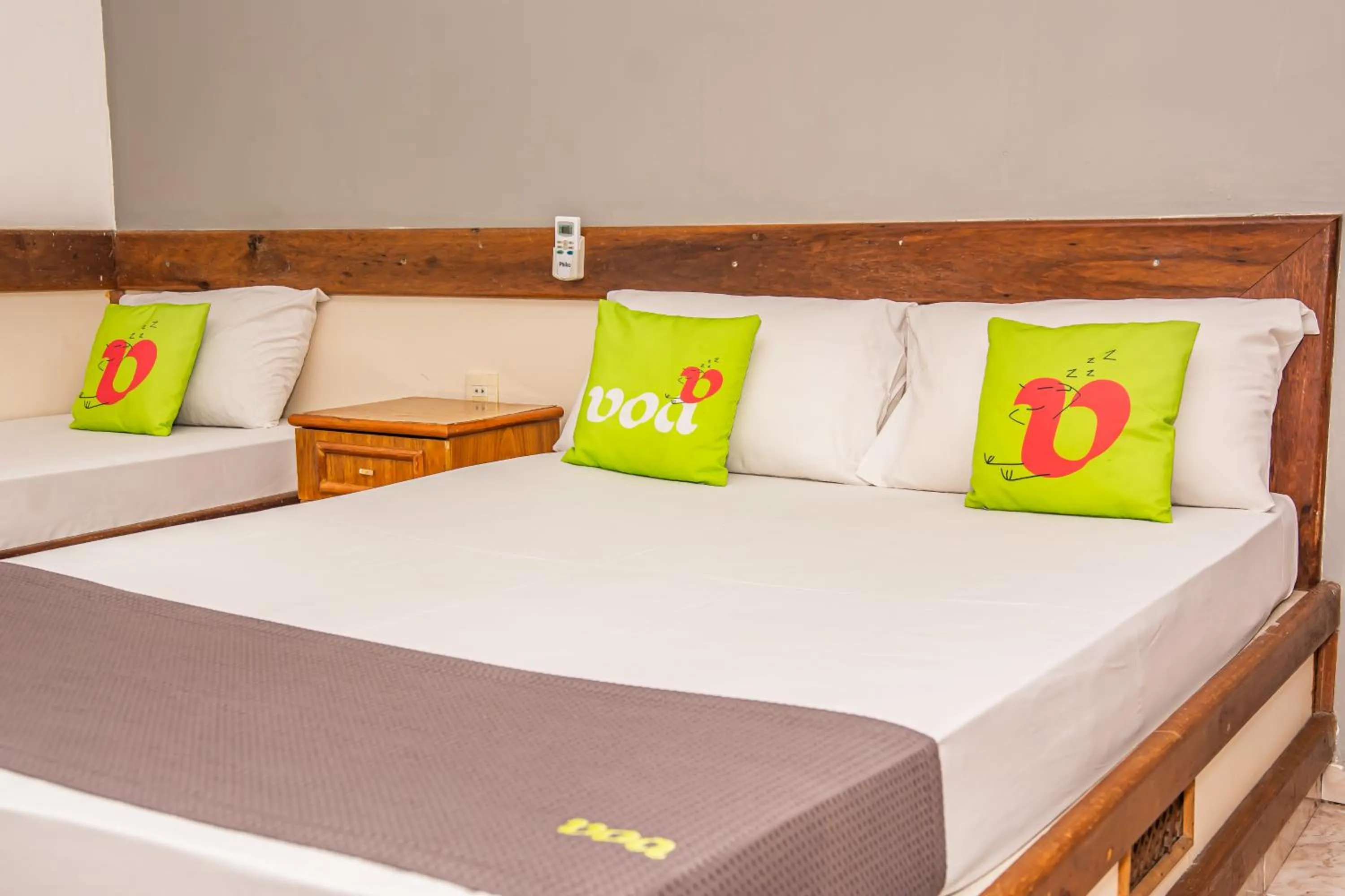 Bed in Pousada Pargos