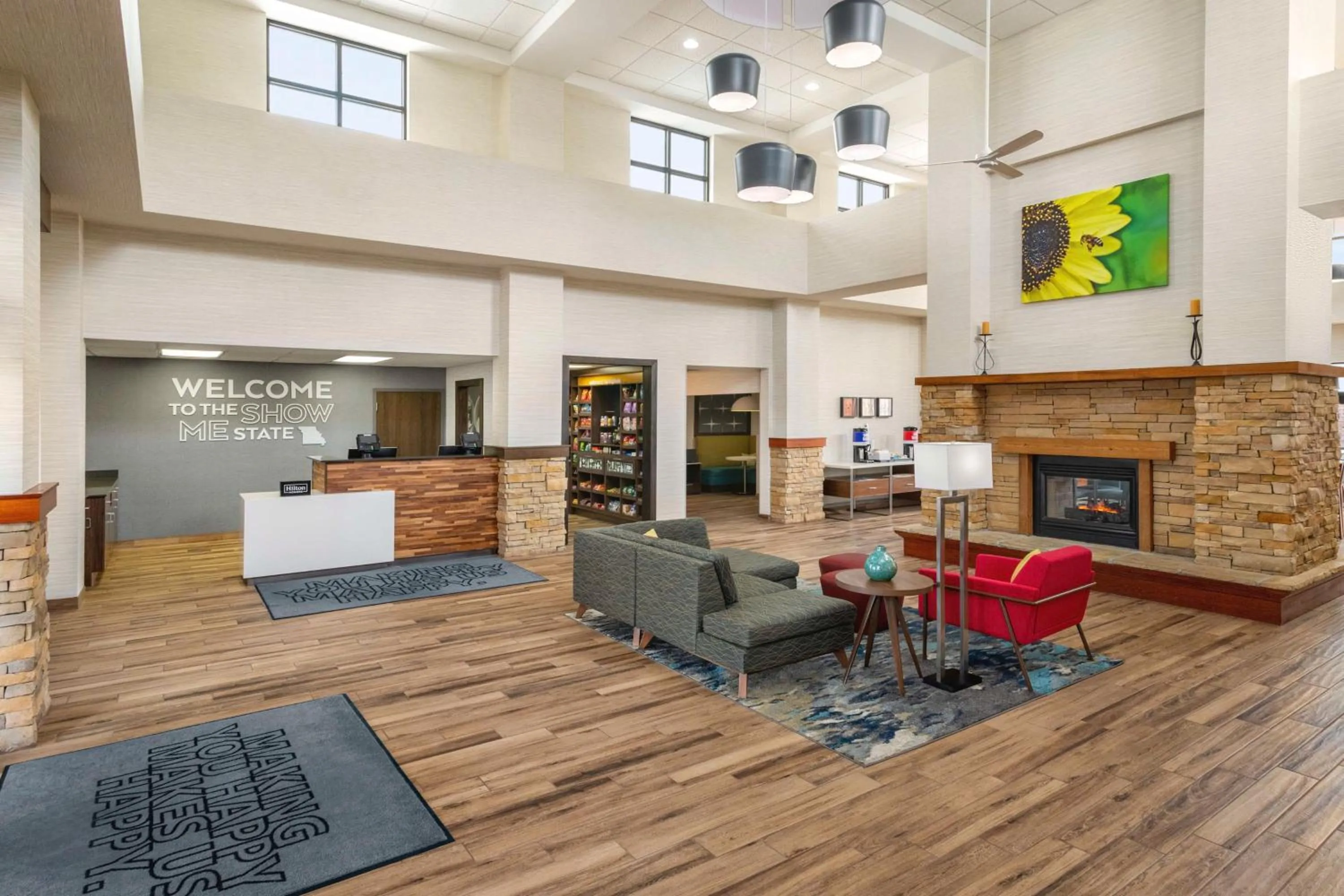 Lobby or reception in Hampton Inn & Suites Springfield