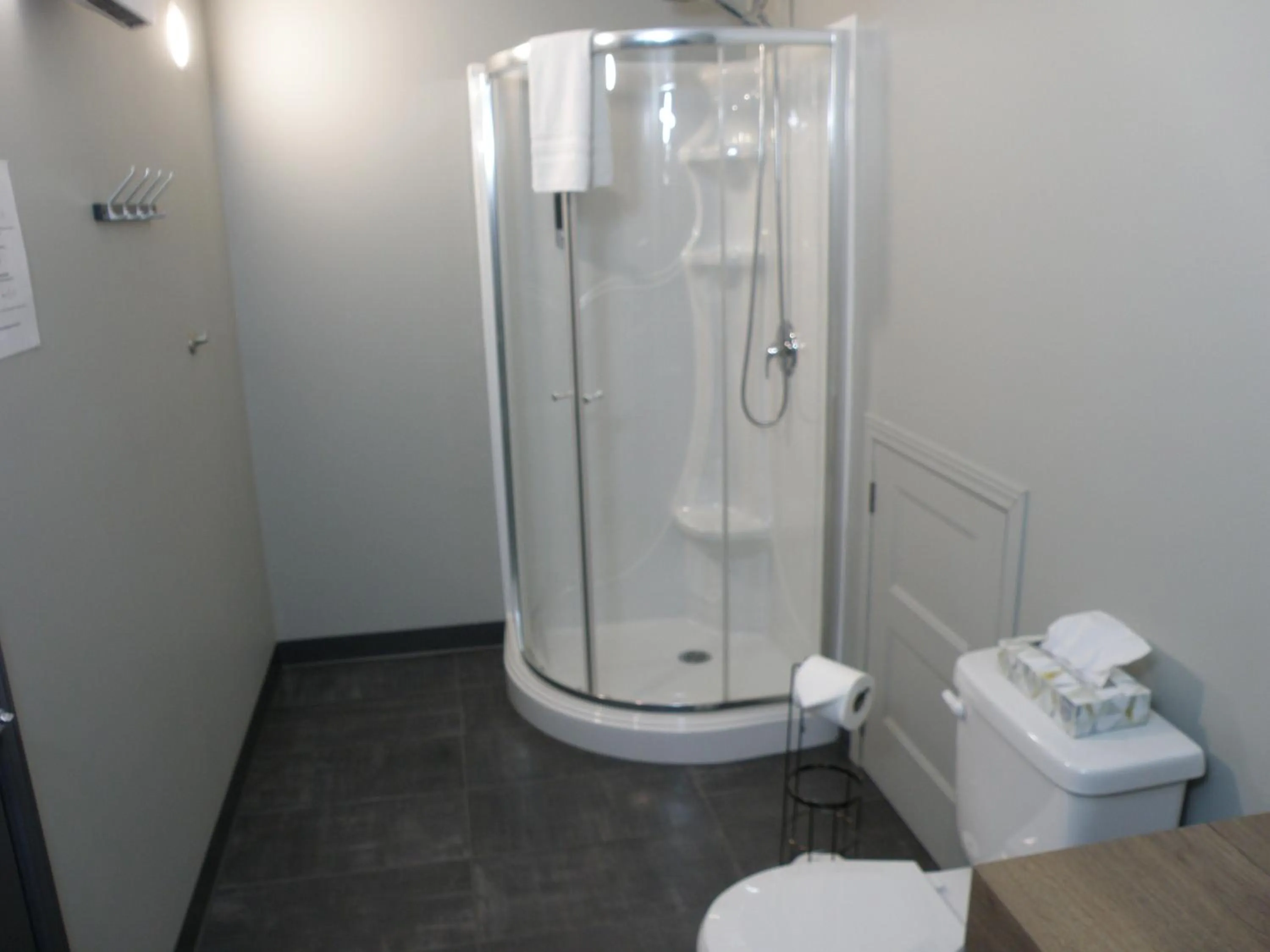 Shower in Motel Hotelia