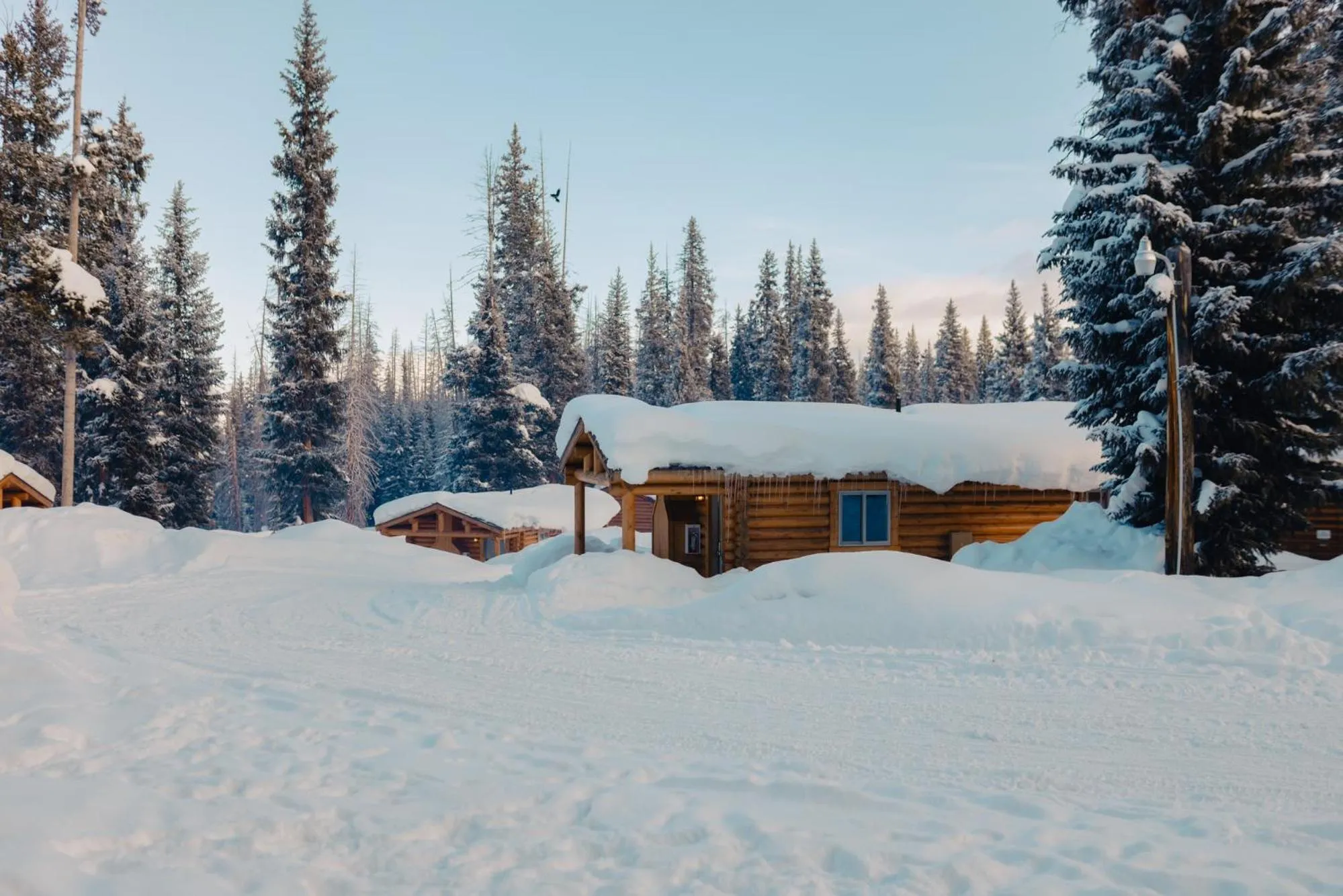 Property building in Togwotee Mountain Lodge