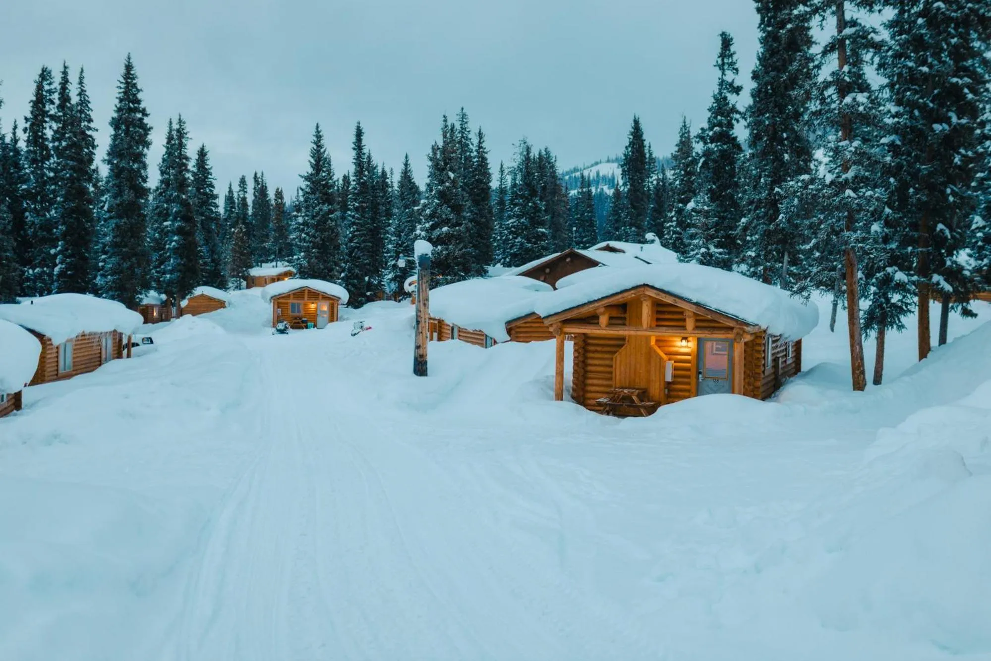 Property building in Togwotee Mountain Lodge
