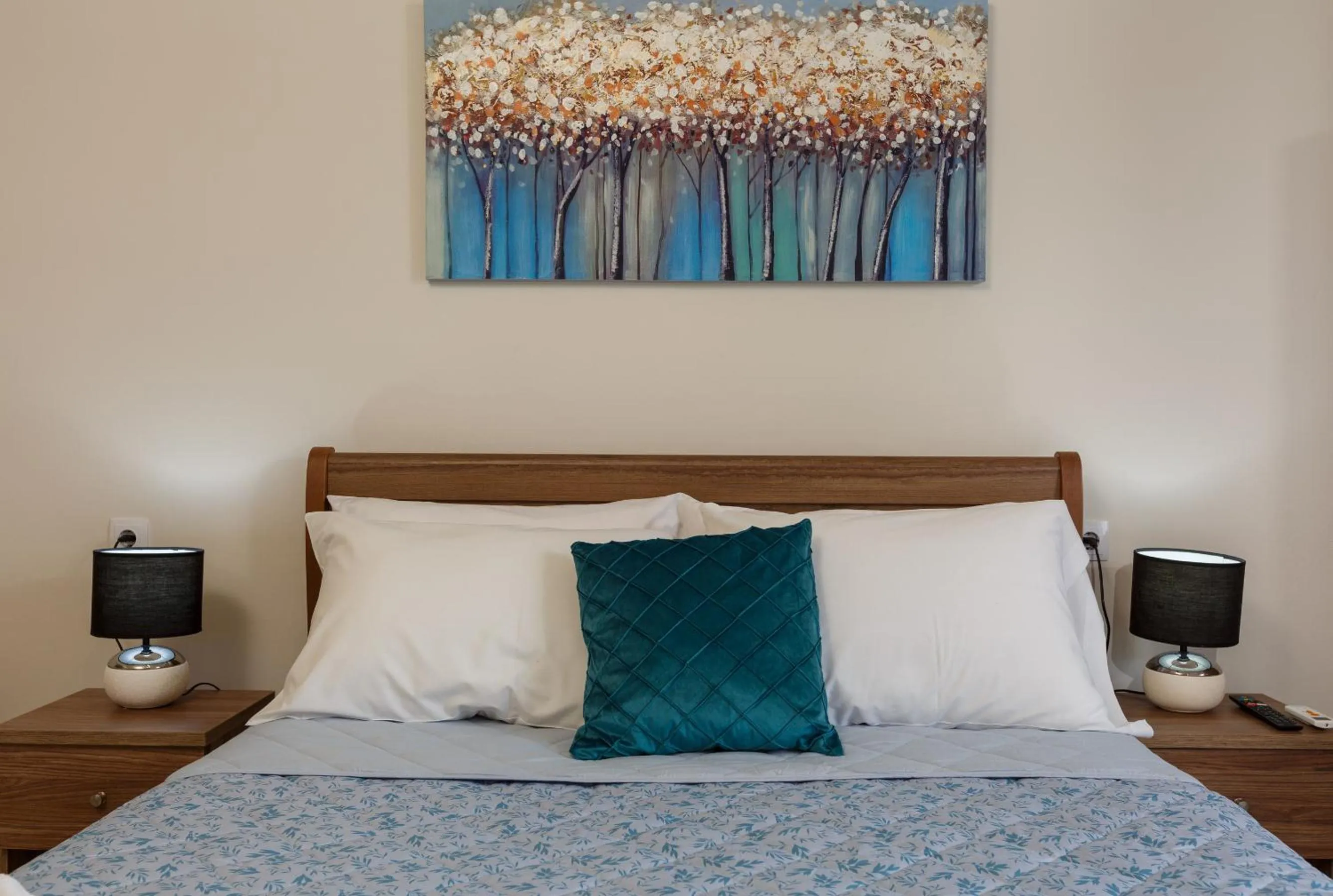 Bed in Asterion Hotel