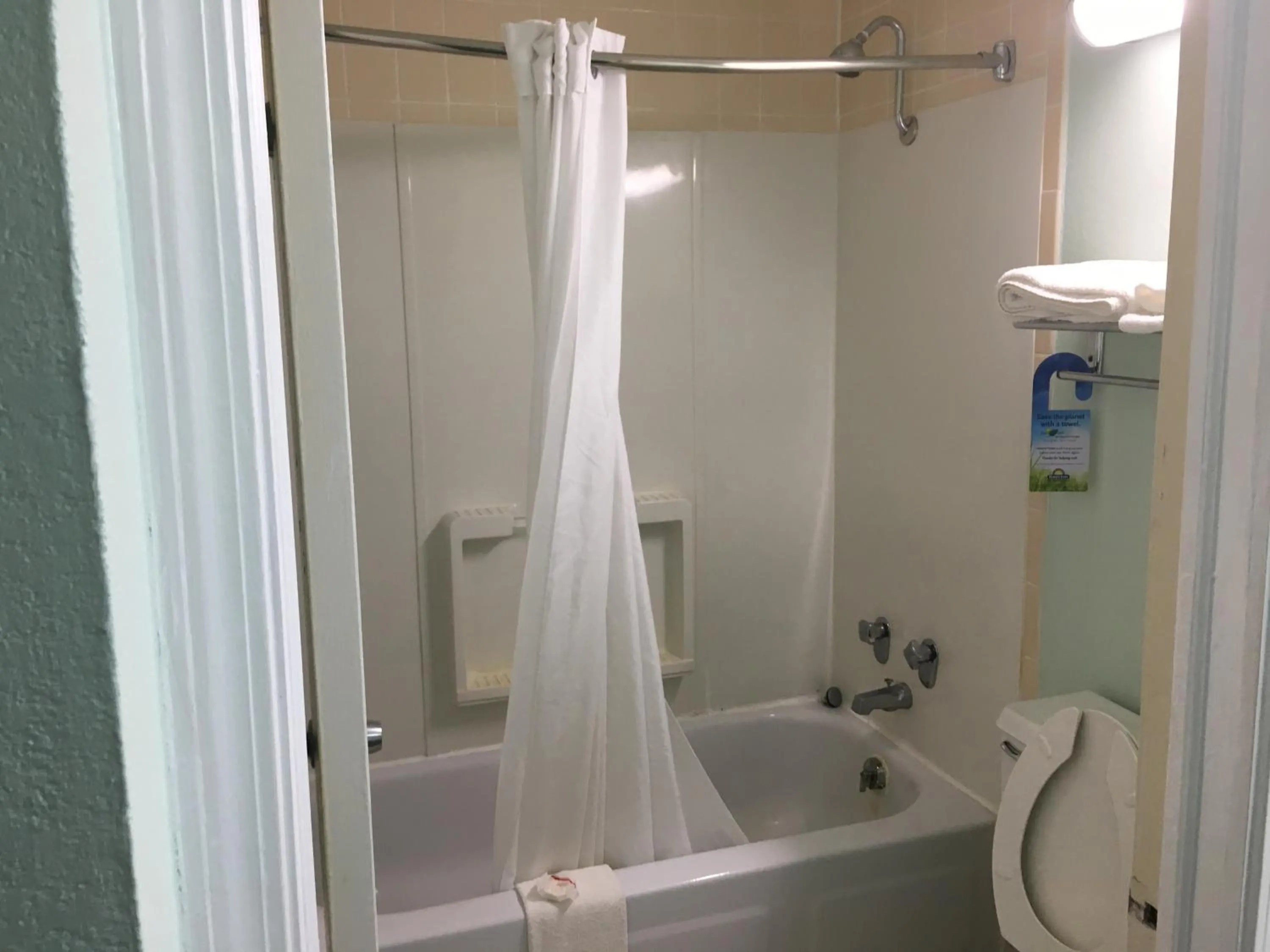 Bathroom in Days Inn by Wyndham Lavonia