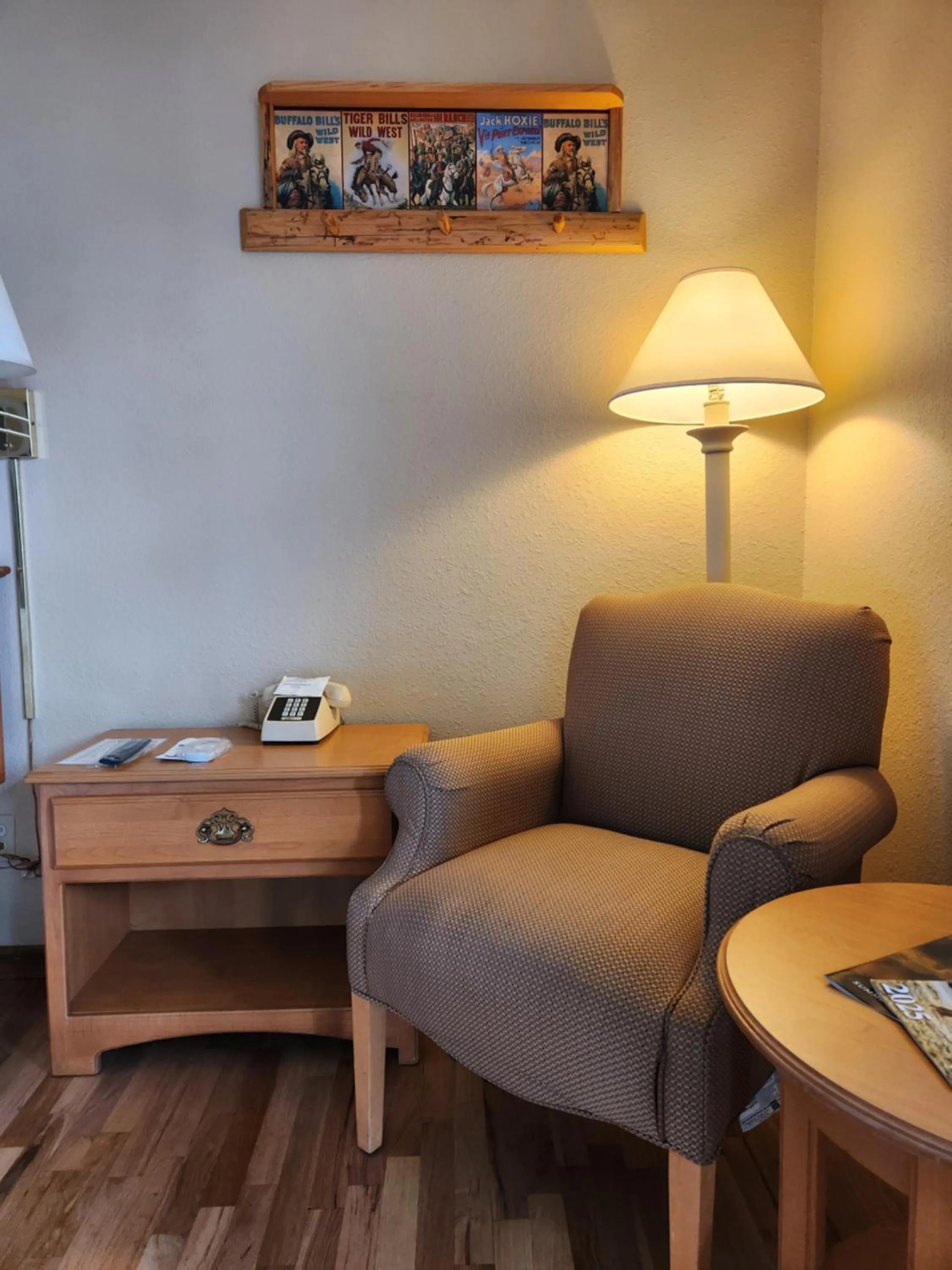 Seating area in A Western Rose