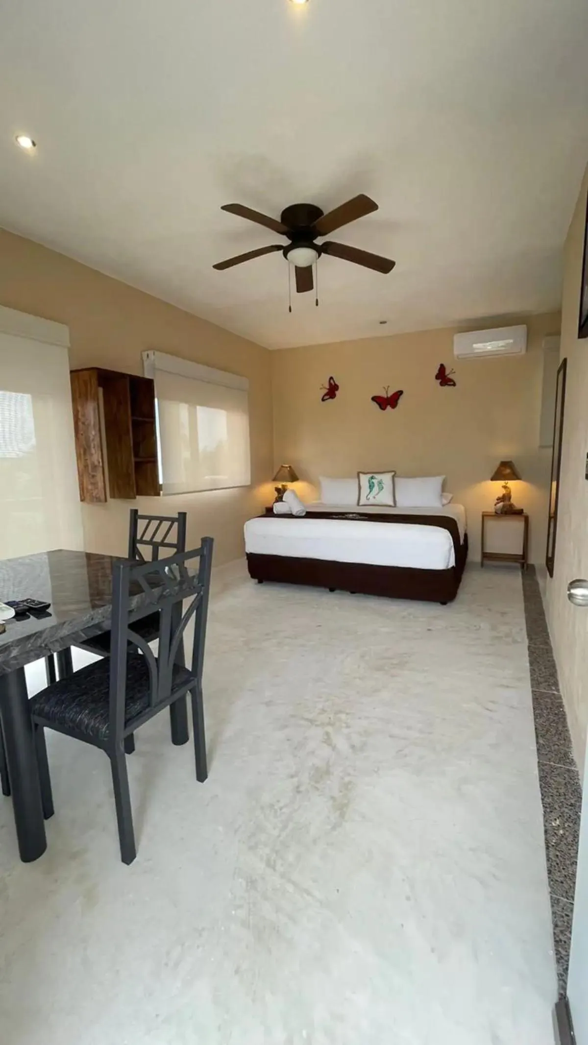 Bed in Villas Palmar Holbox
