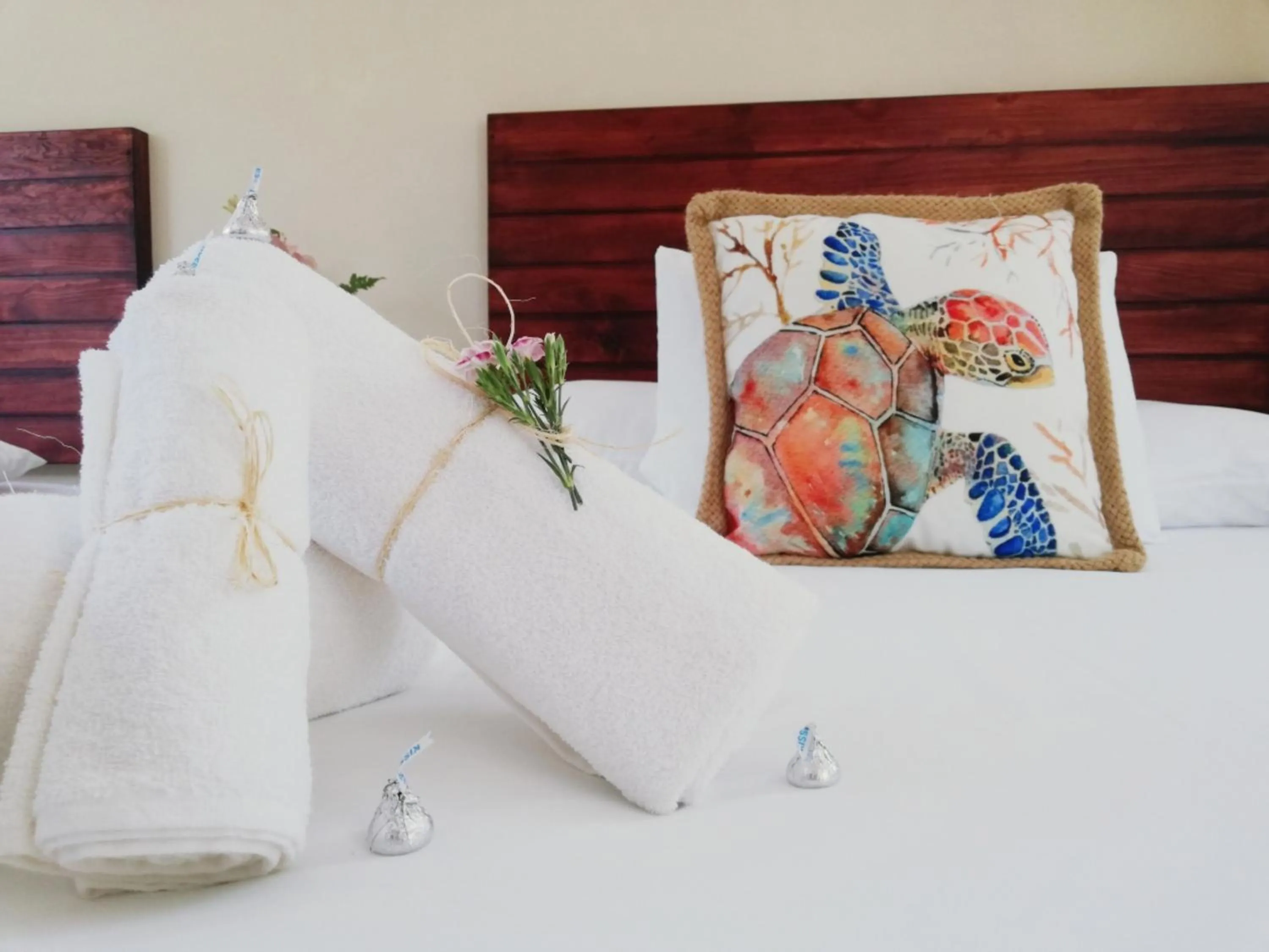 Bed in Villas Palmar Holbox