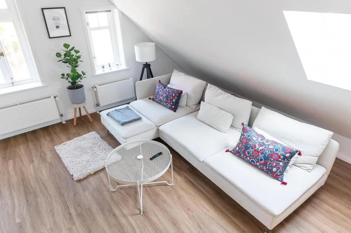 Living room in Altstadt Apartments Verden