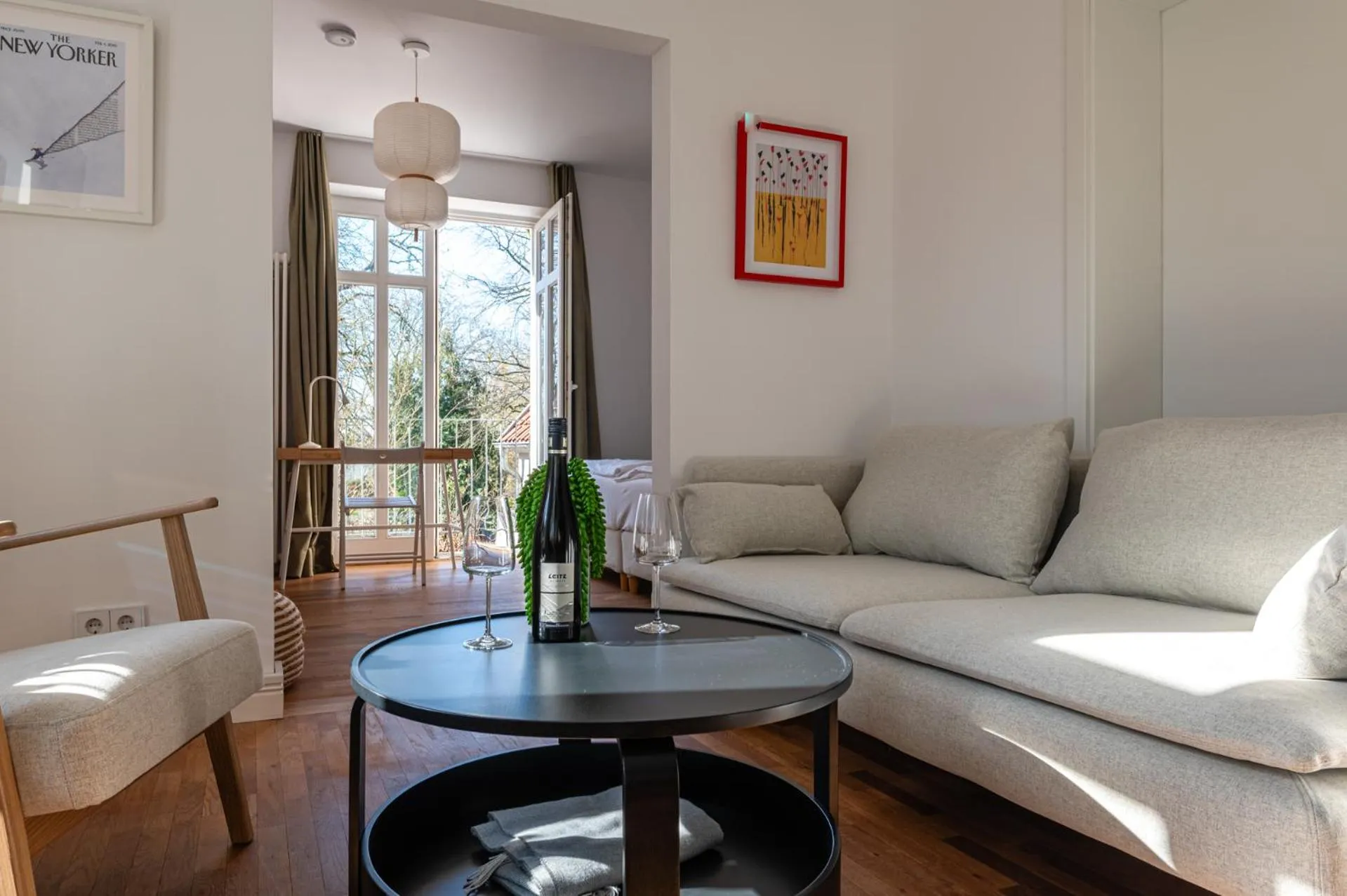 Living room in Altstadt Apartments Verden