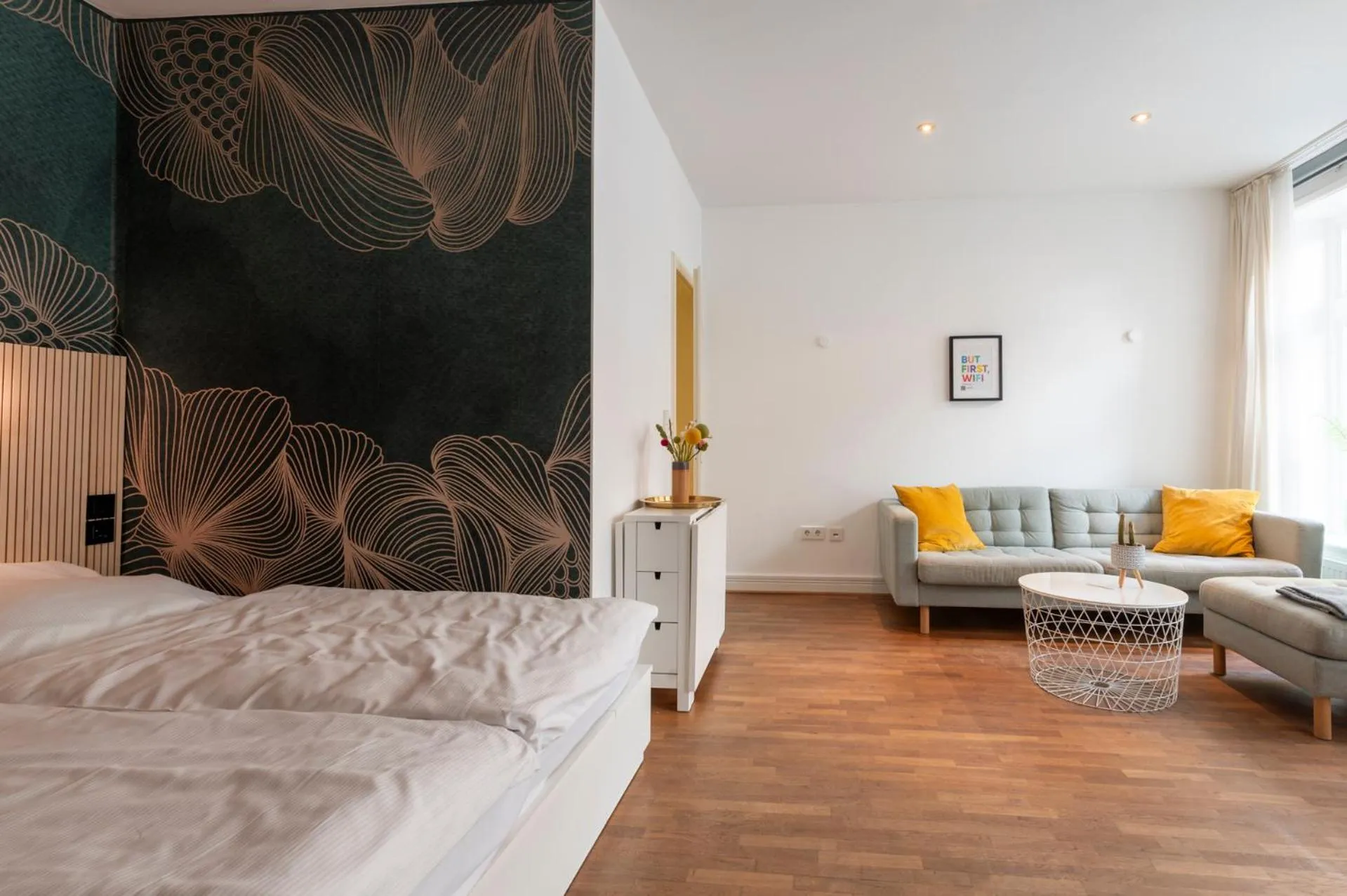 Bed in Altstadt Apartments Verden