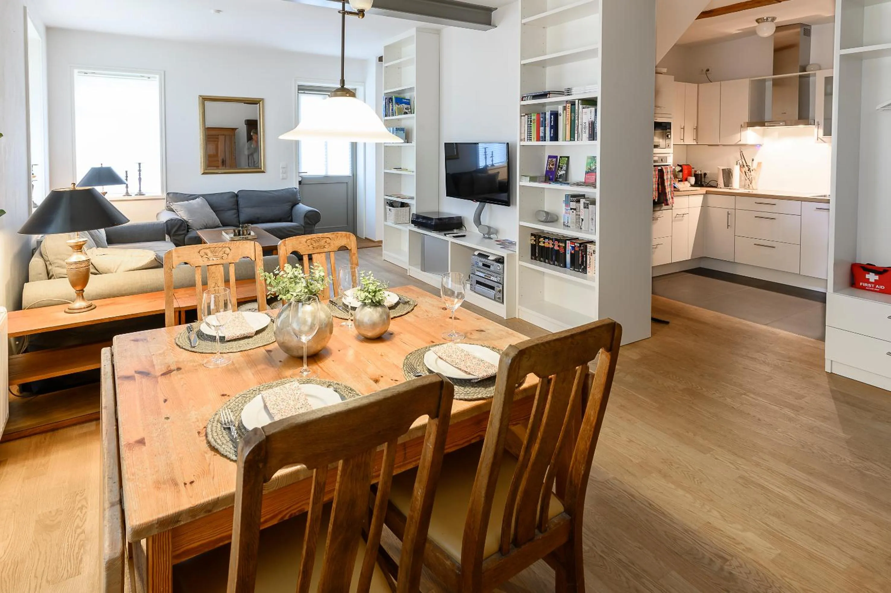 Dining area in Altstadt Apartments Verden