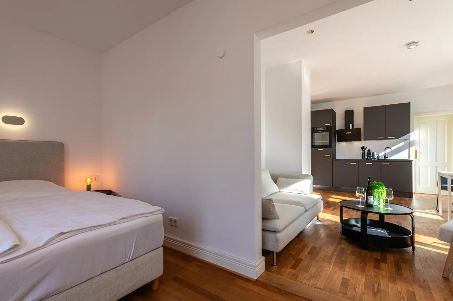 Bed in Altstadt Apartments Verden