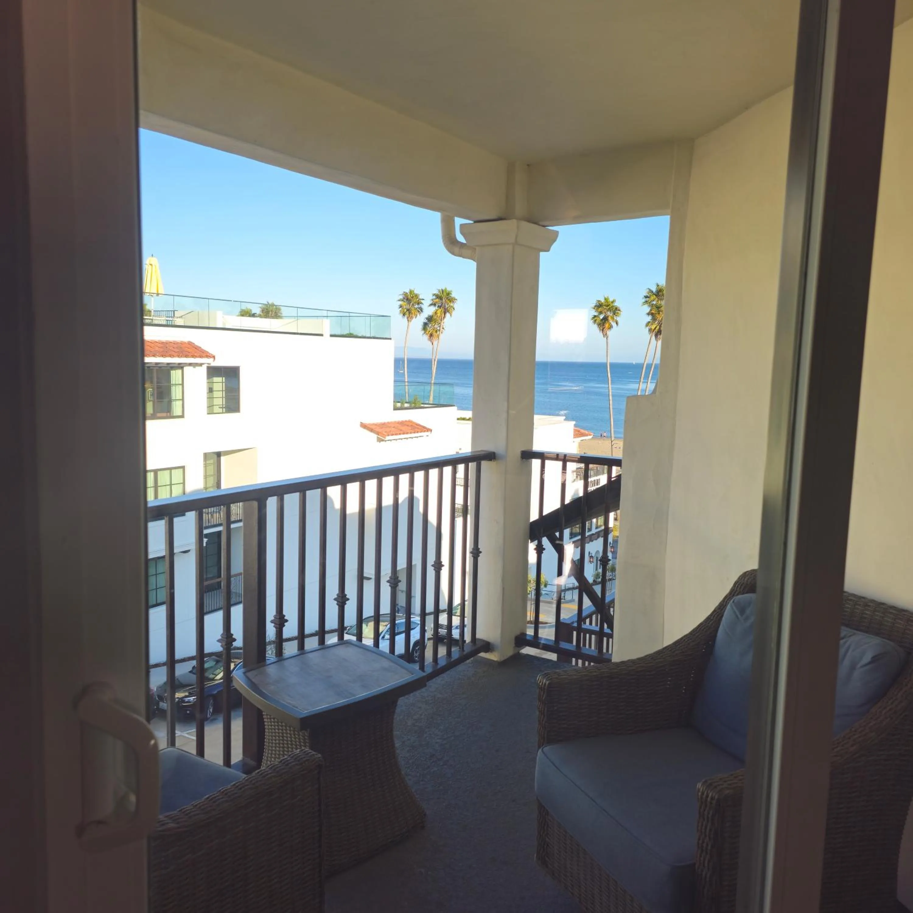 Balcony/Terrace in Casablanca Inn on The Beach