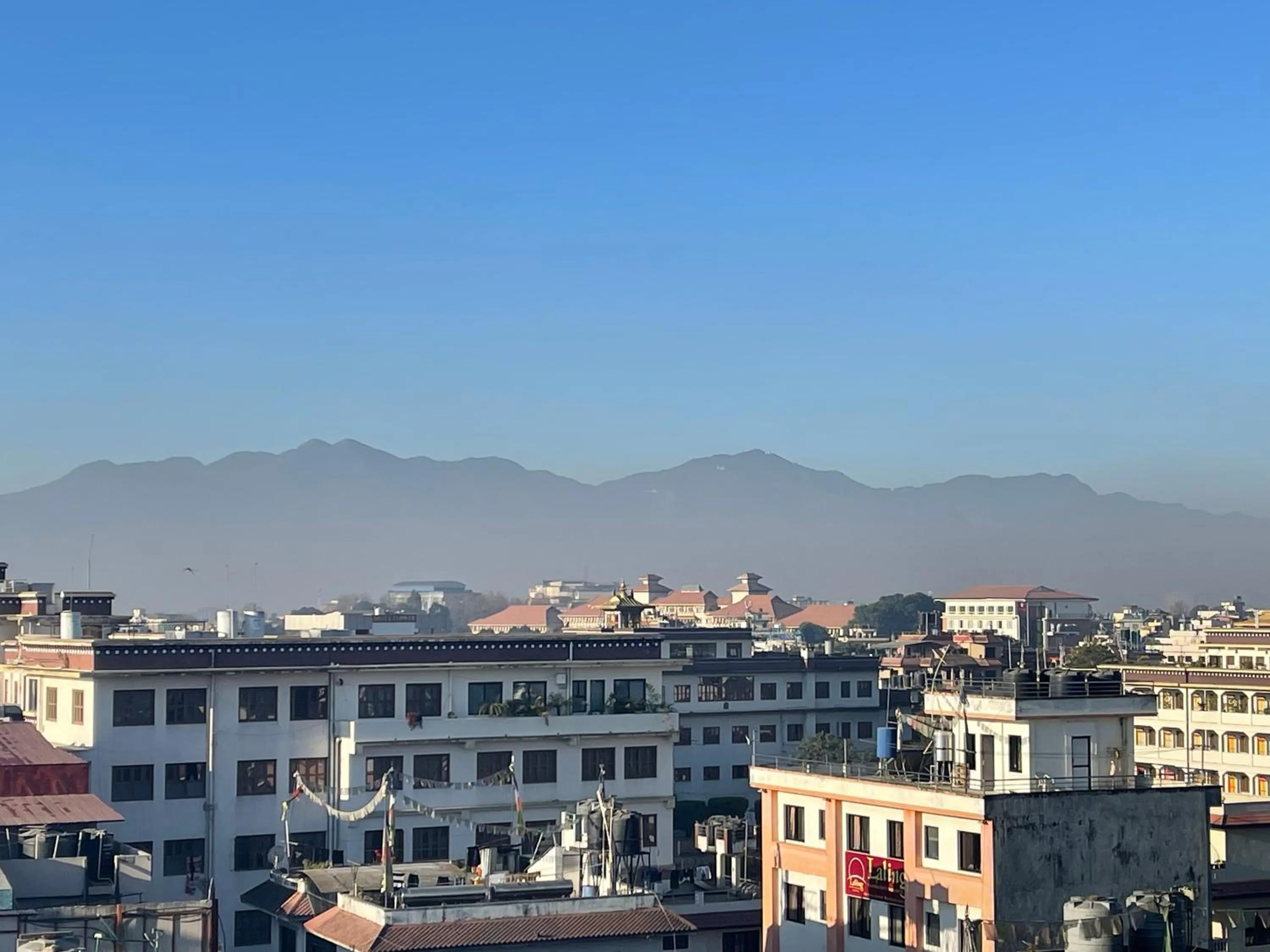 Mountain view in Little Buddha Inn