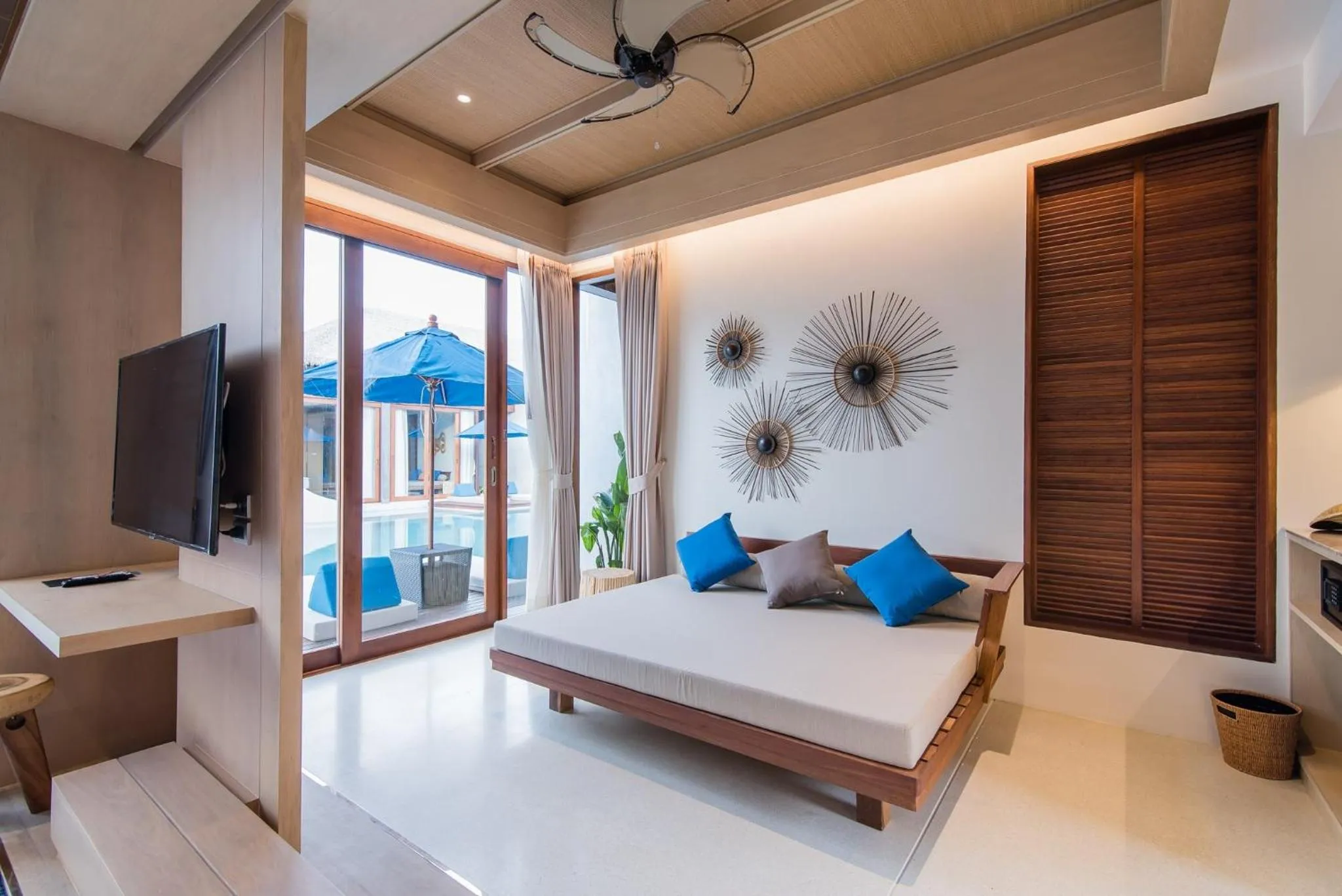 Seating area, Bed in Lullaby The Sea Hua Hin