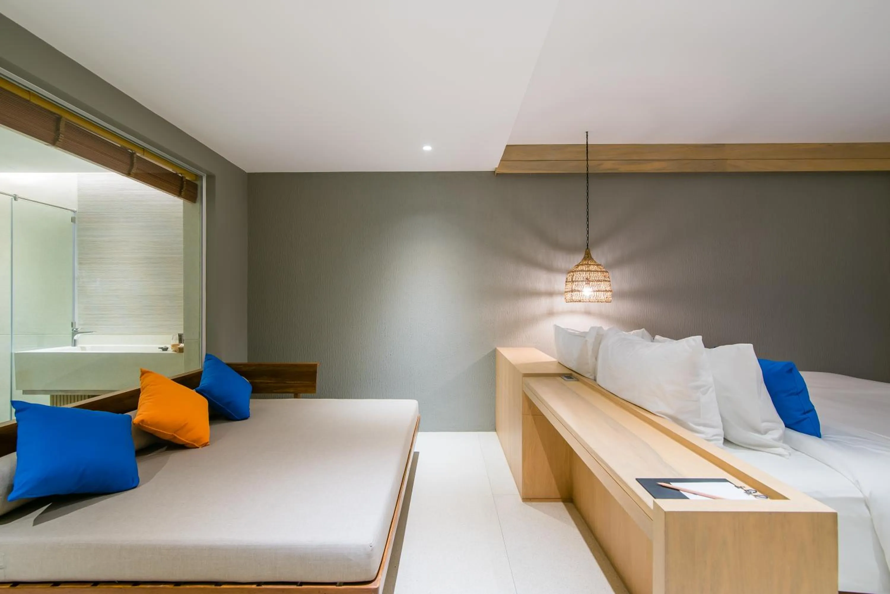 Seating area, Bed in Lullaby The Sea Hua Hin