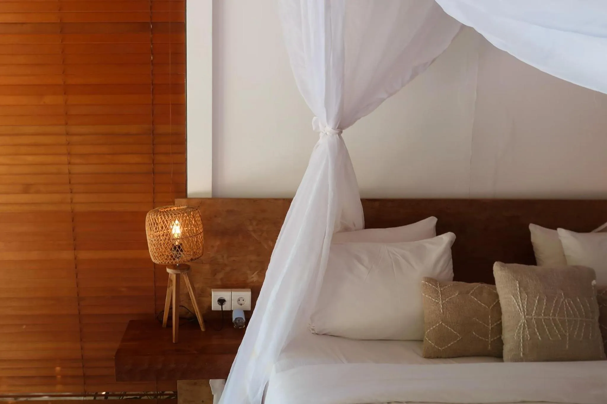 Bedroom, Bed in The Shacks at Sandy Bay