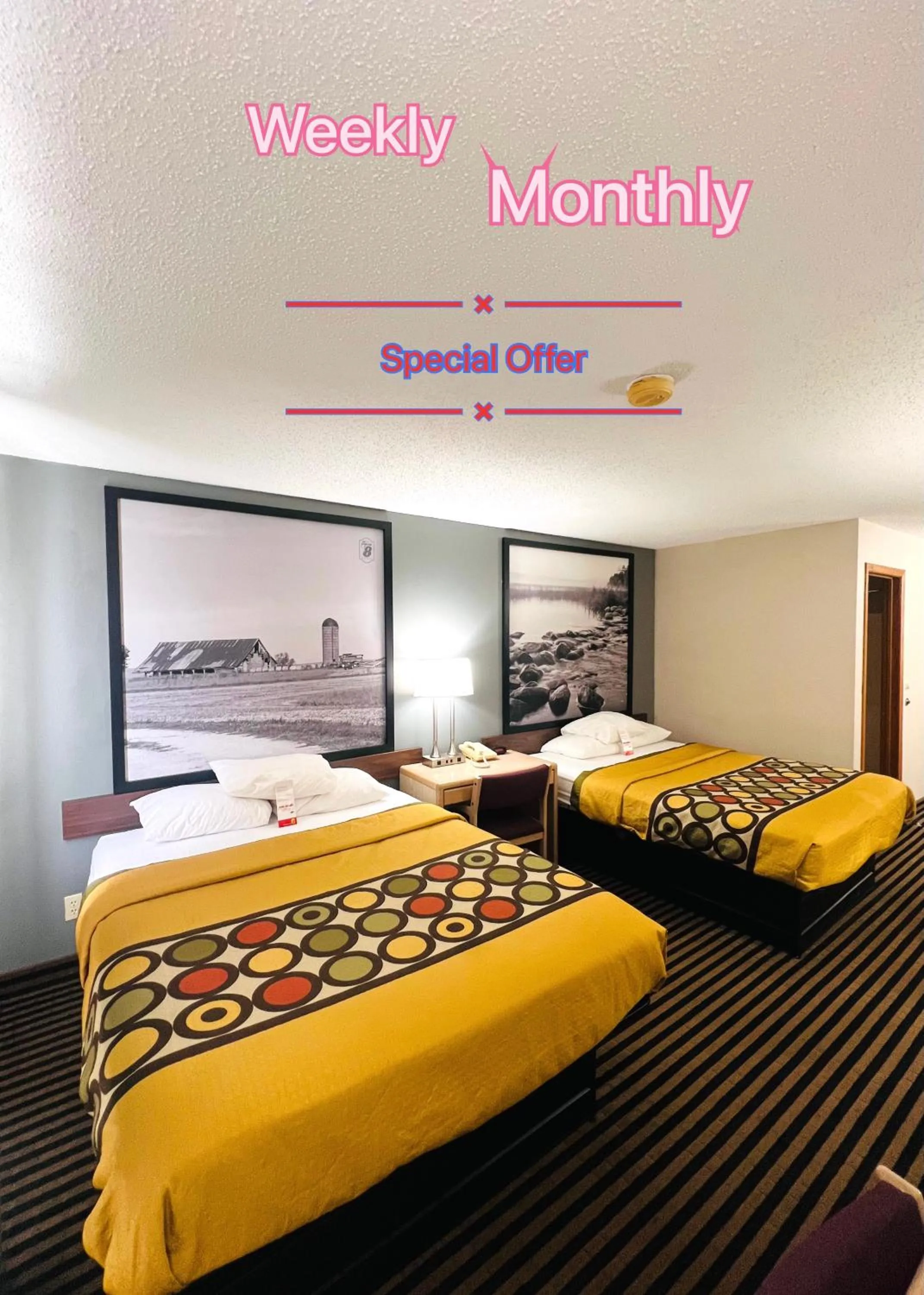 Bed in Super 8 by Wyndham Humboldt