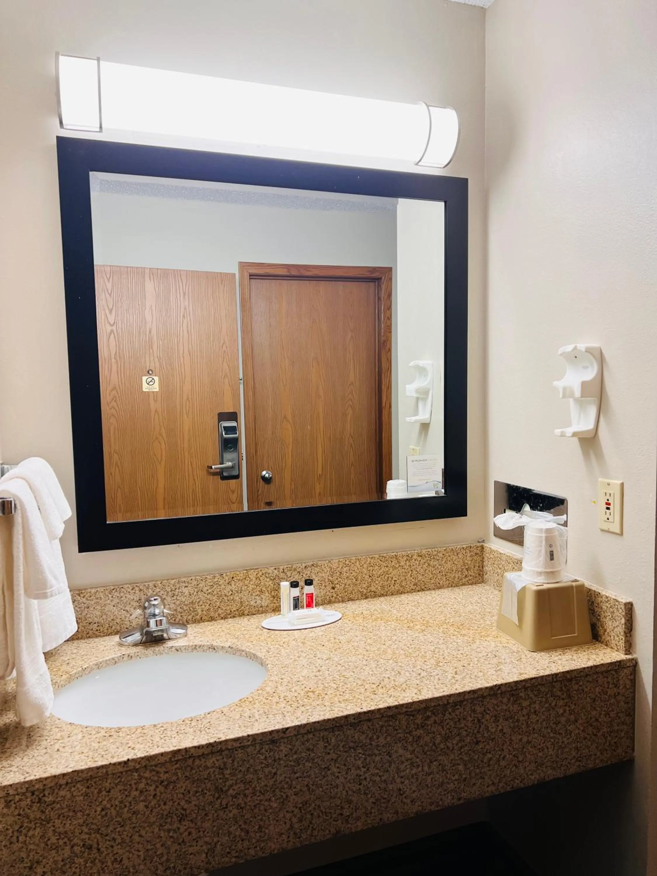 Bathroom in Super 8 by Wyndham Humboldt