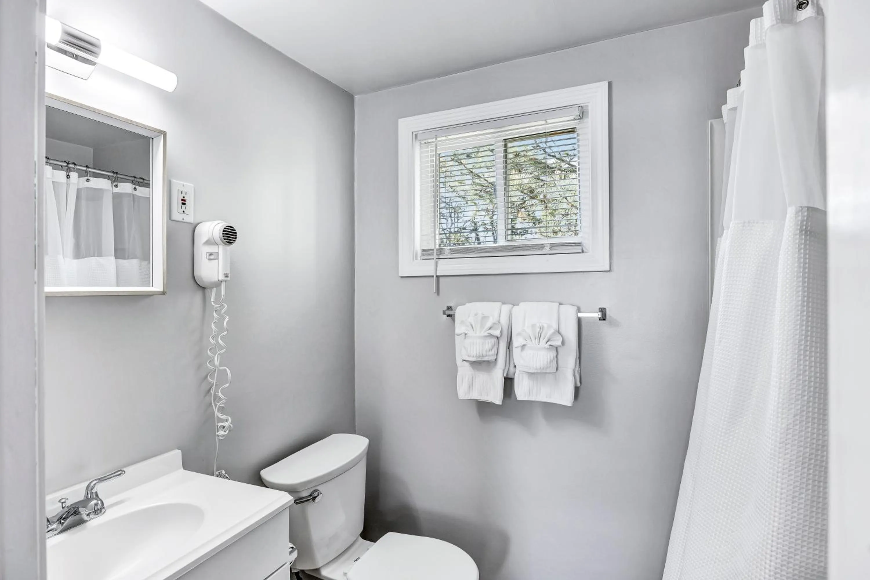 Toilet in Ocean Breeze Motel