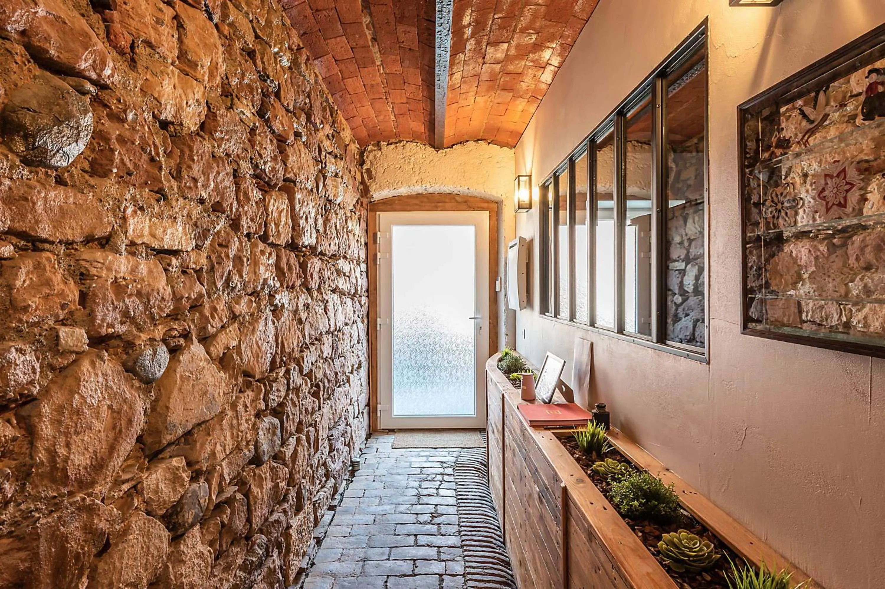 Facade/entrance in Domaine La Grange Ungersheim - Gîte La Grange 5 étoiles