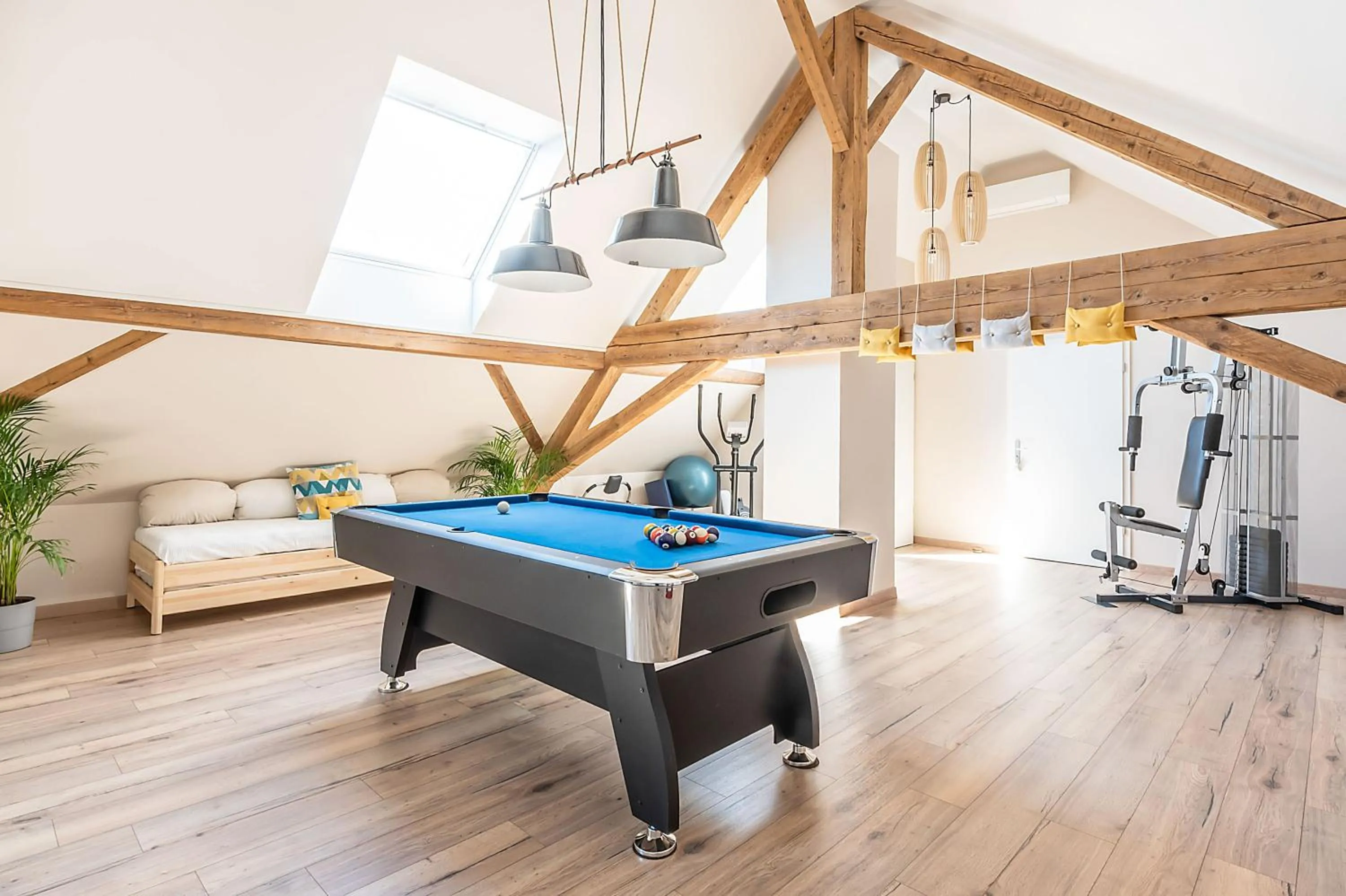 Billiard in Domaine La Grange Ungersheim - Gîte La Grange 5 étoiles