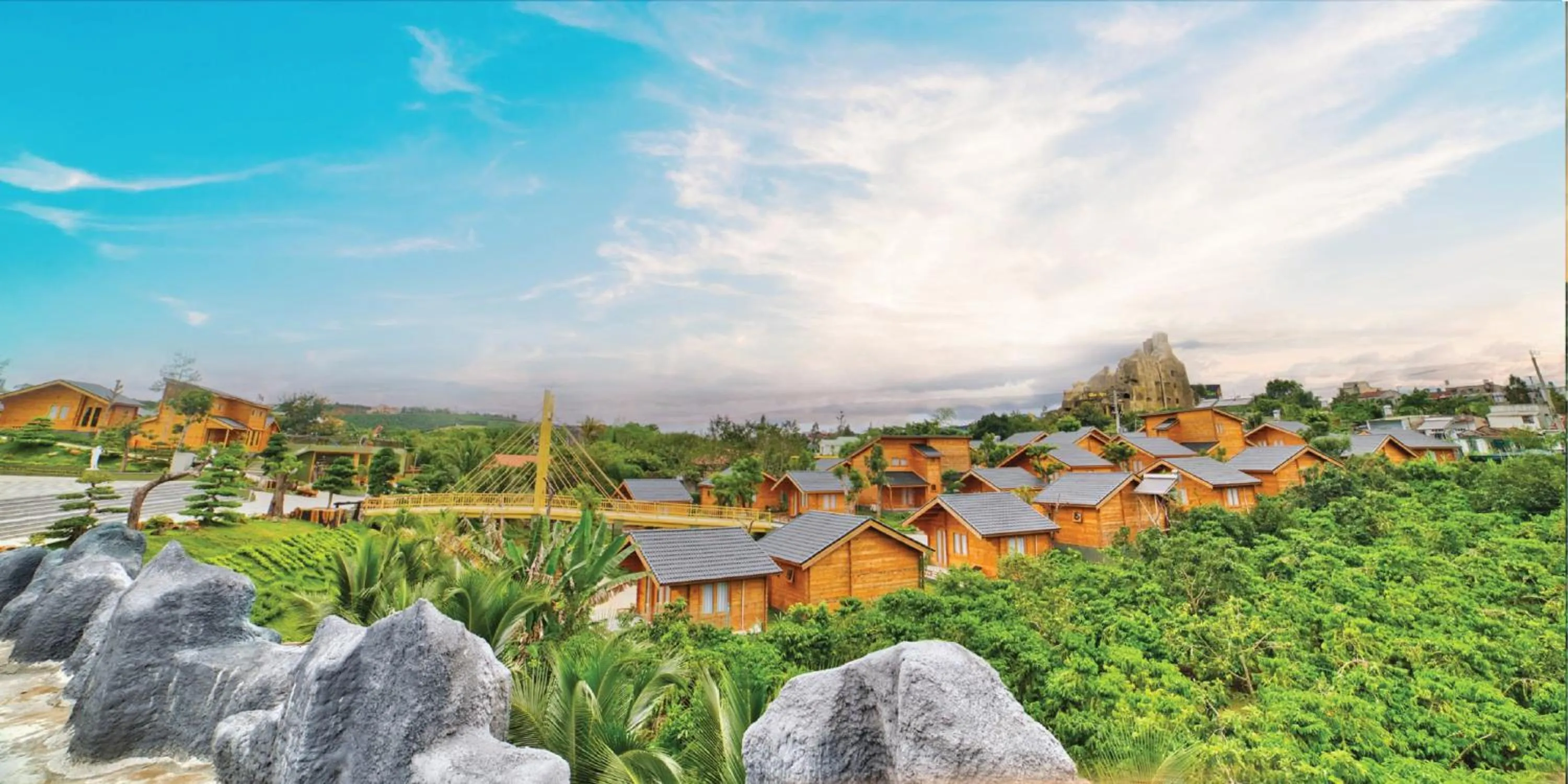 Natural landscape in Tea Resort