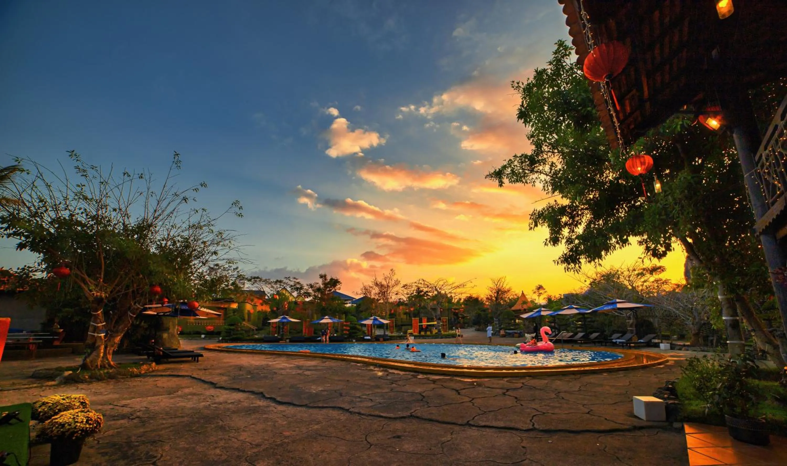Swimming pool in Tea Resort