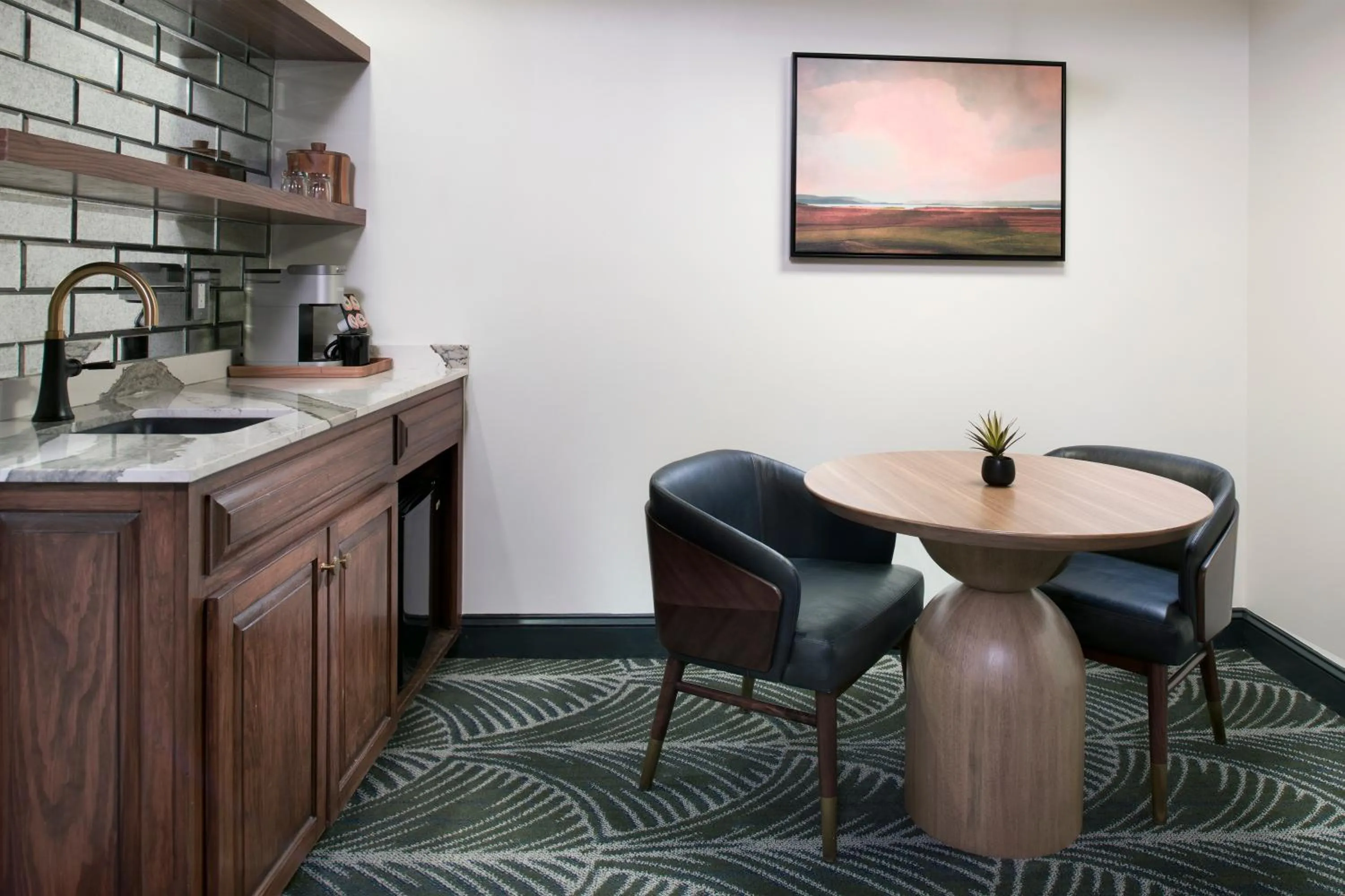 Seating area in The Ansonborough