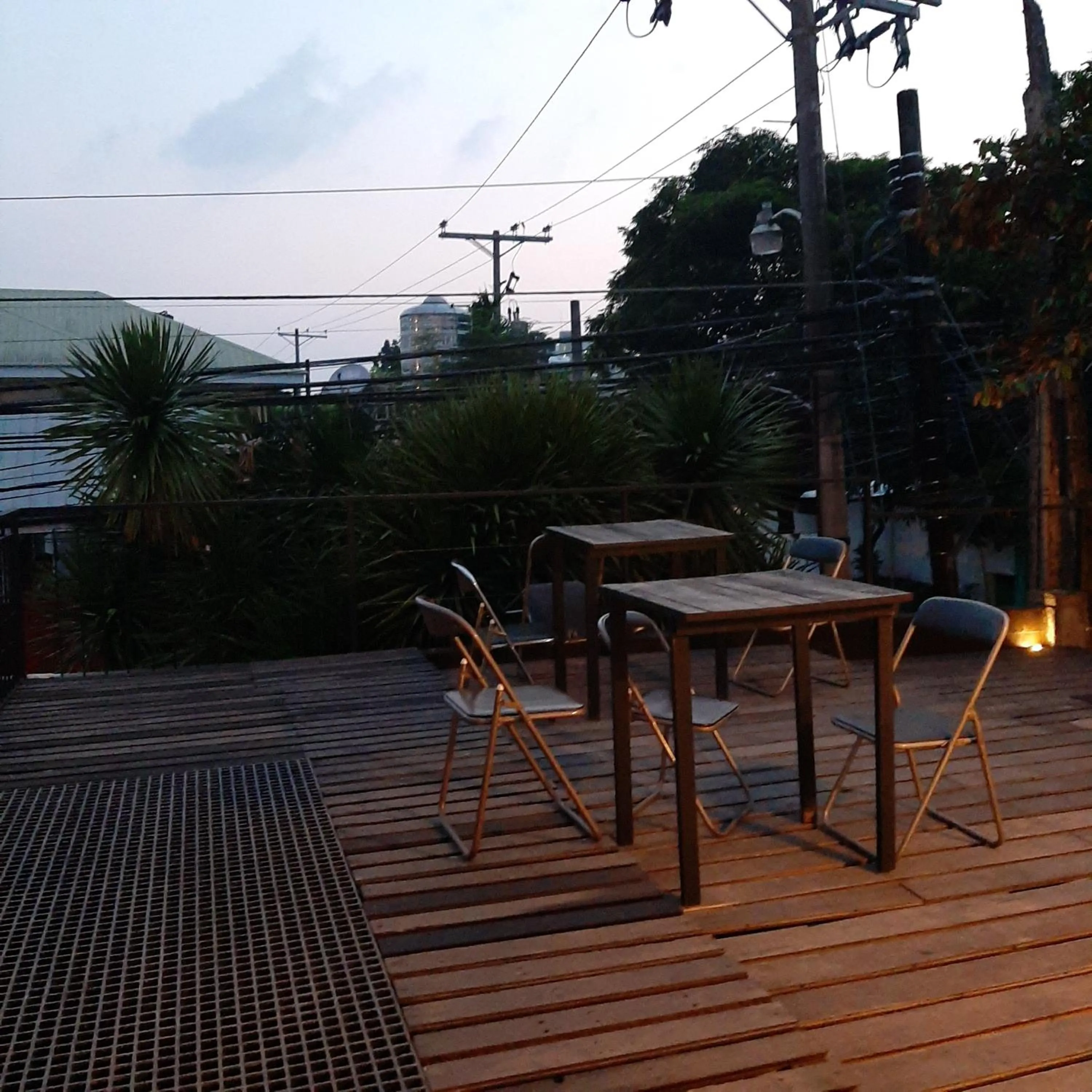 Patio in The Flying Fish Hostel Cebu