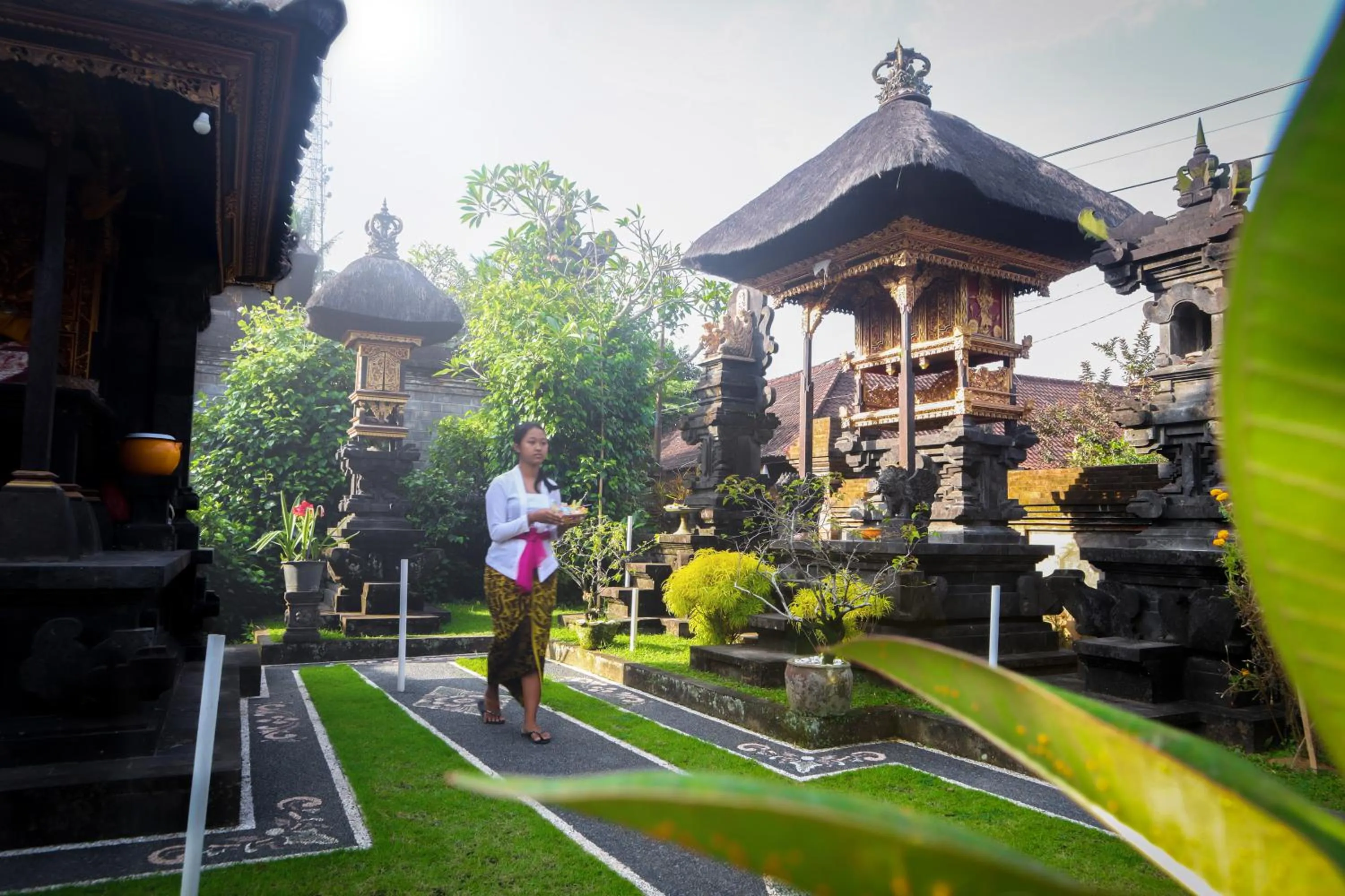 Garden view in Rahayu Guest House Ubud