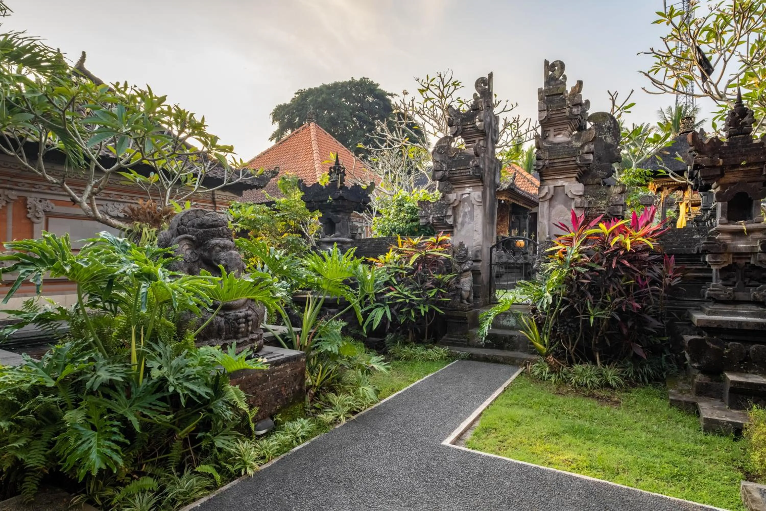 Natural landscape in Rahayu Guest House Ubud