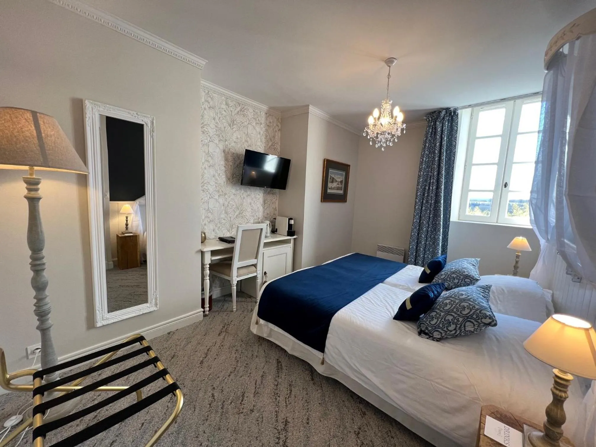 Superior Twin Room in Château Hôtel Edward 1er