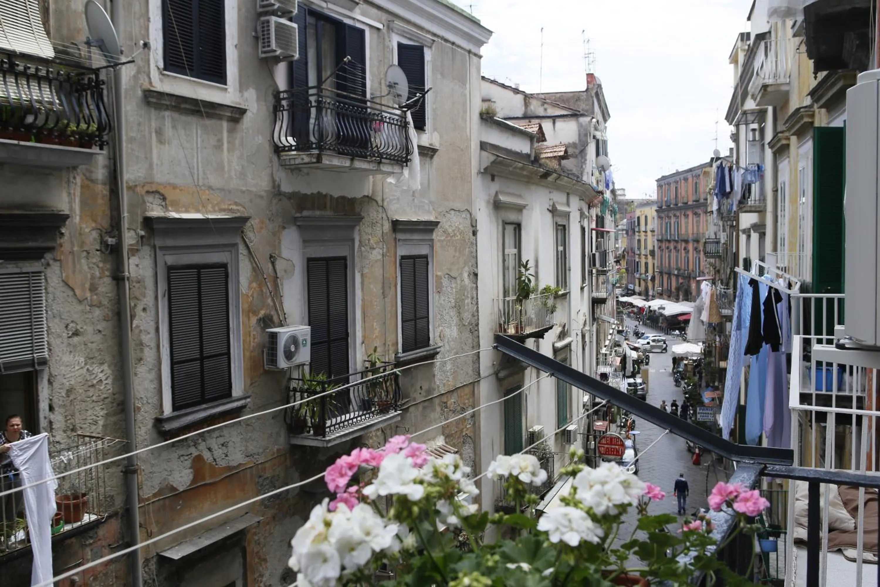 Balcony/Terrace in MB Napoles intera casa