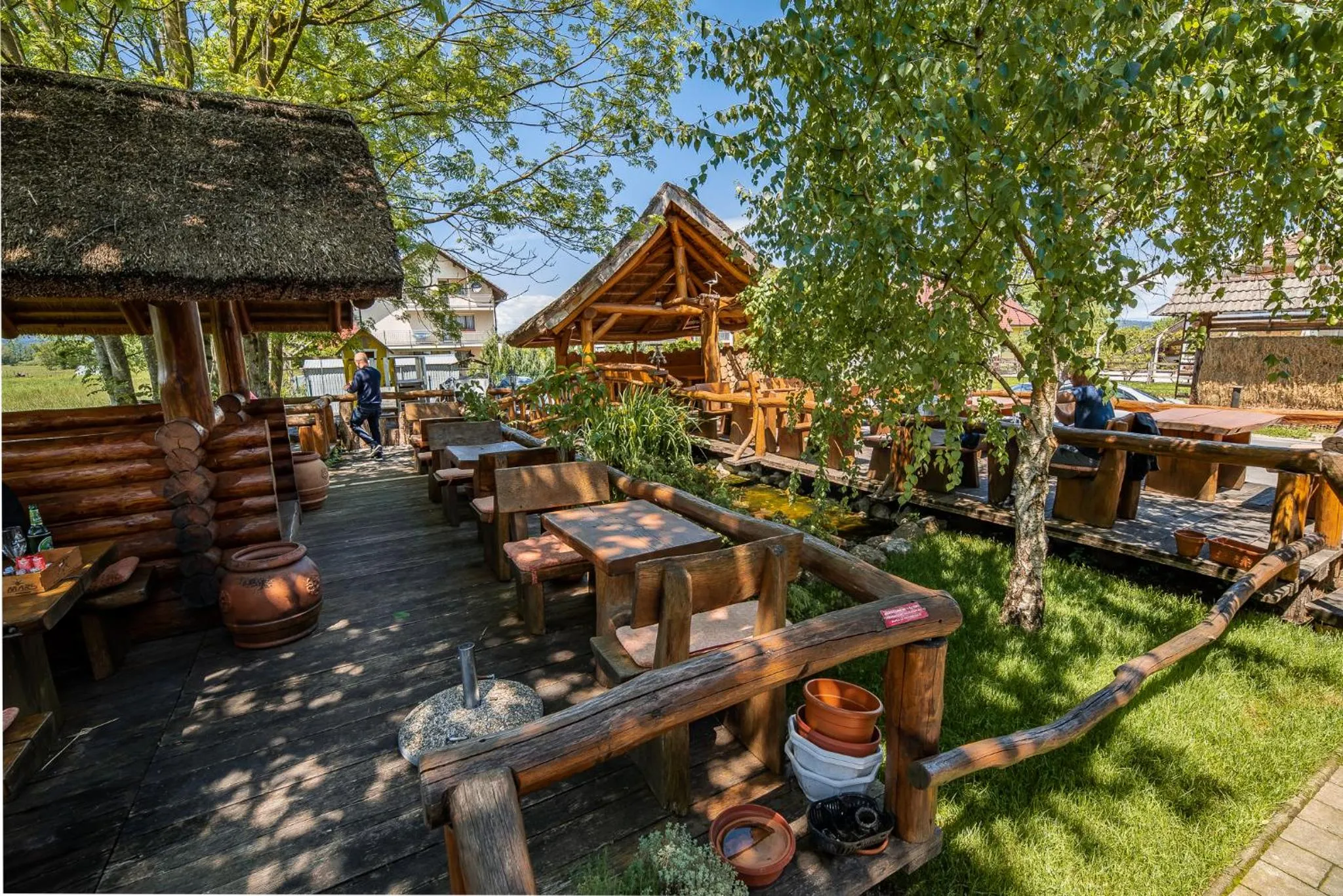 Patio in Guesthouse Mars