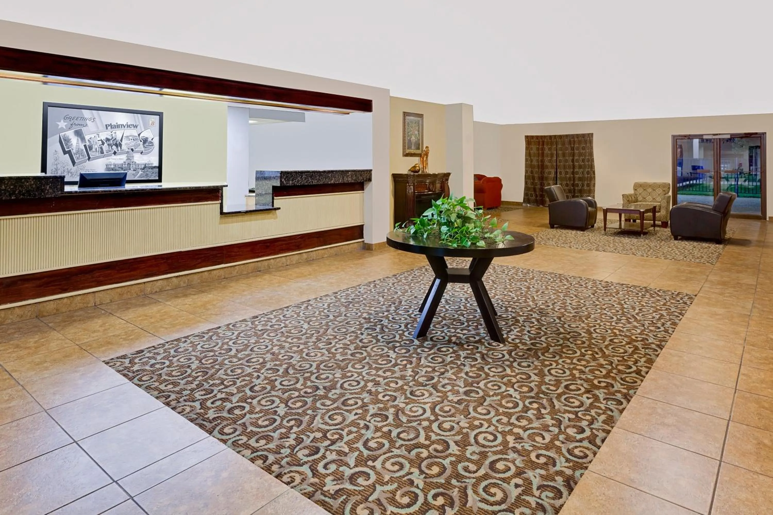 Lobby or reception in Super 8 by Wyndham Plainview