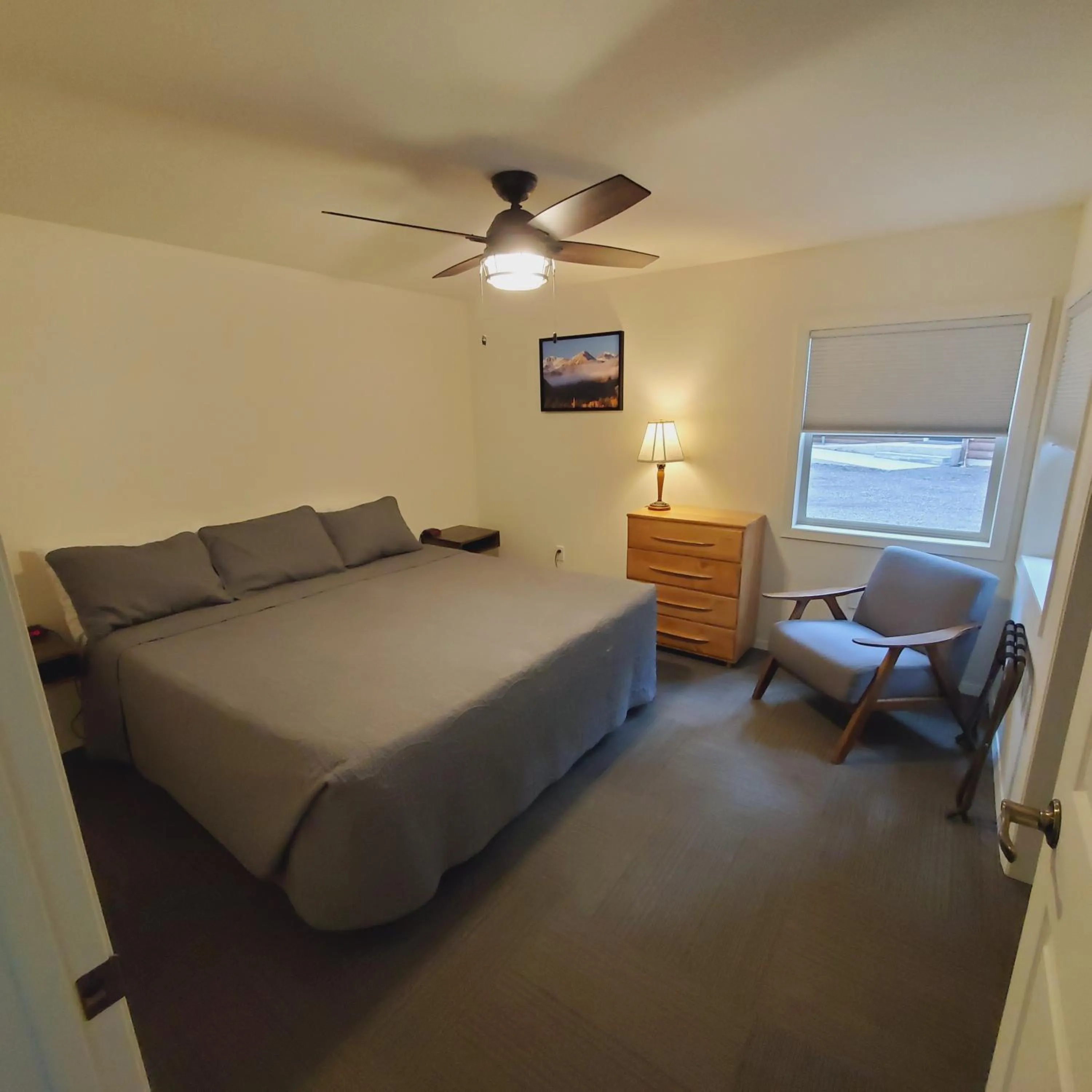 Bed in Eagle Cap Chalets