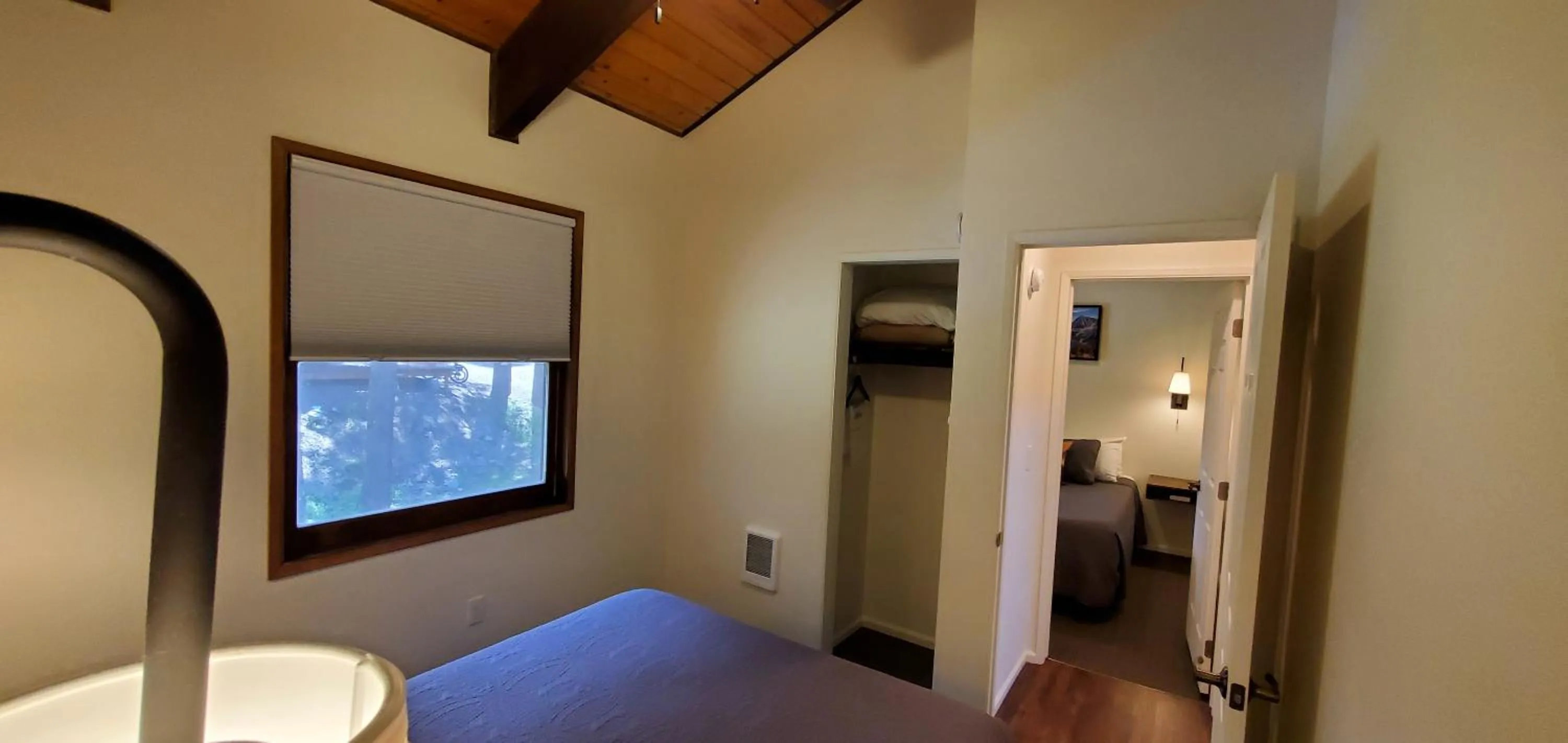 Bed in Eagle Cap Chalets