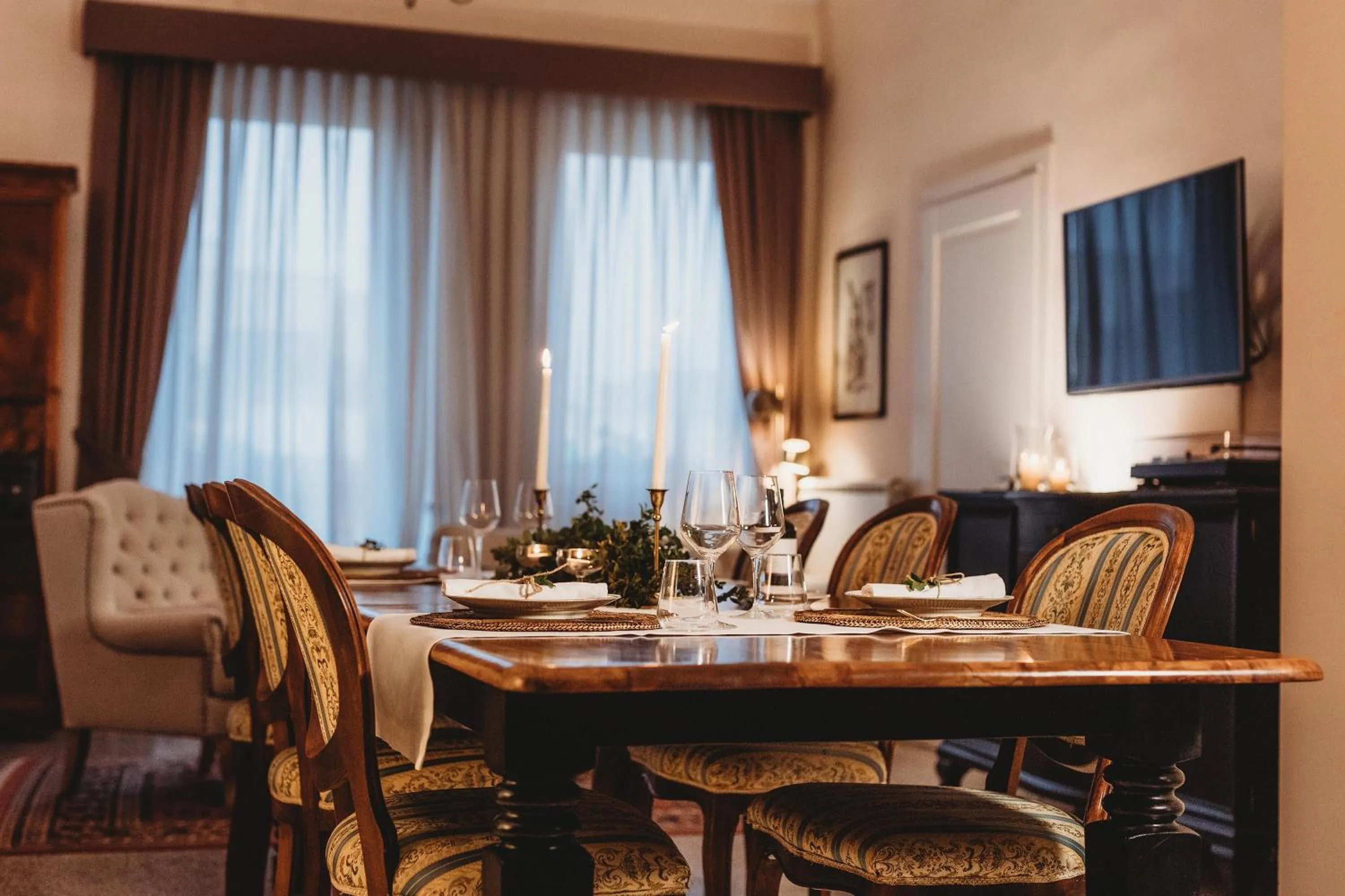 Communal lounge/ TV room in Dimora Le Tre Muse Guesthouse