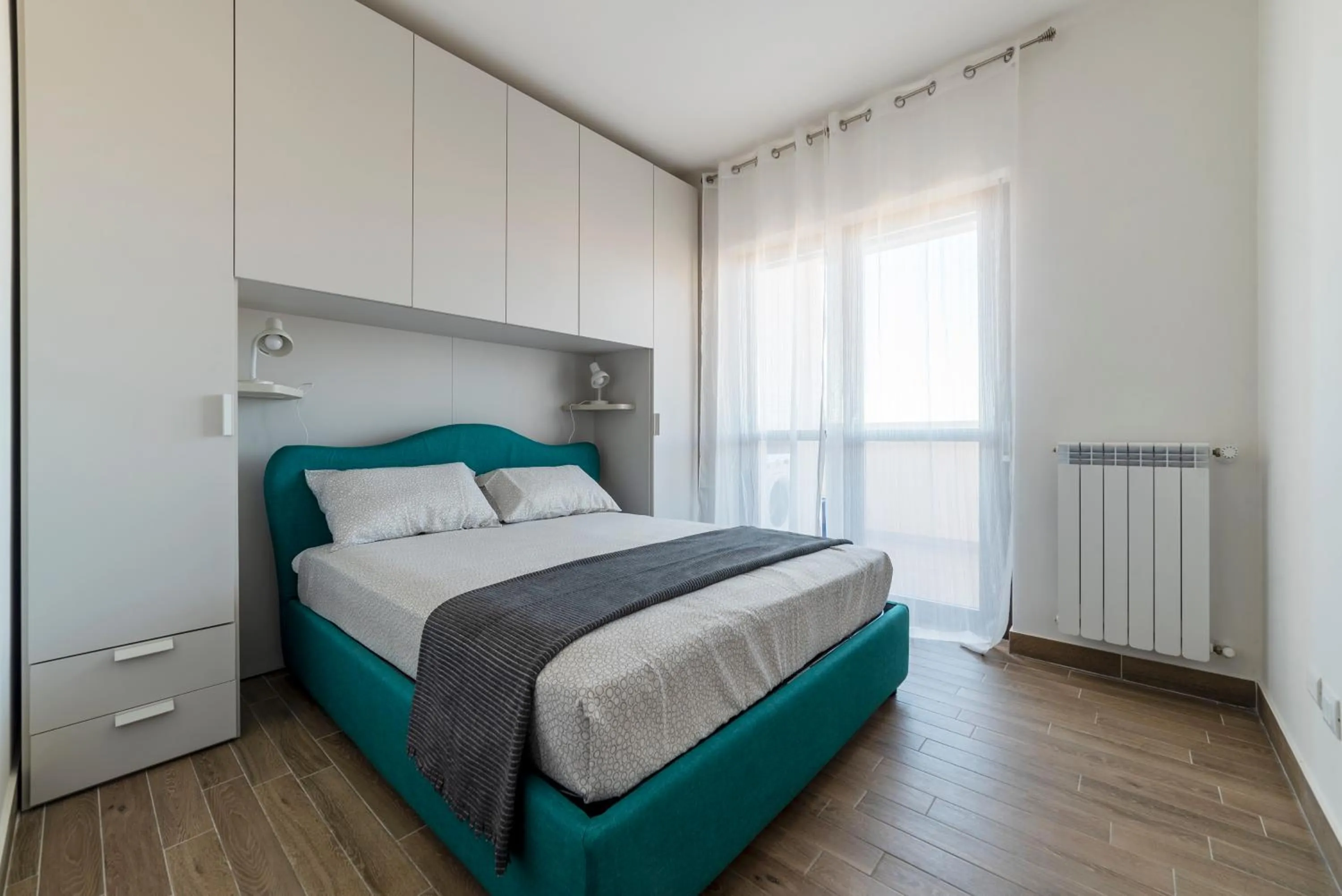 Bedroom, Bed in GuestHost - Fonte Laurentina Apartments