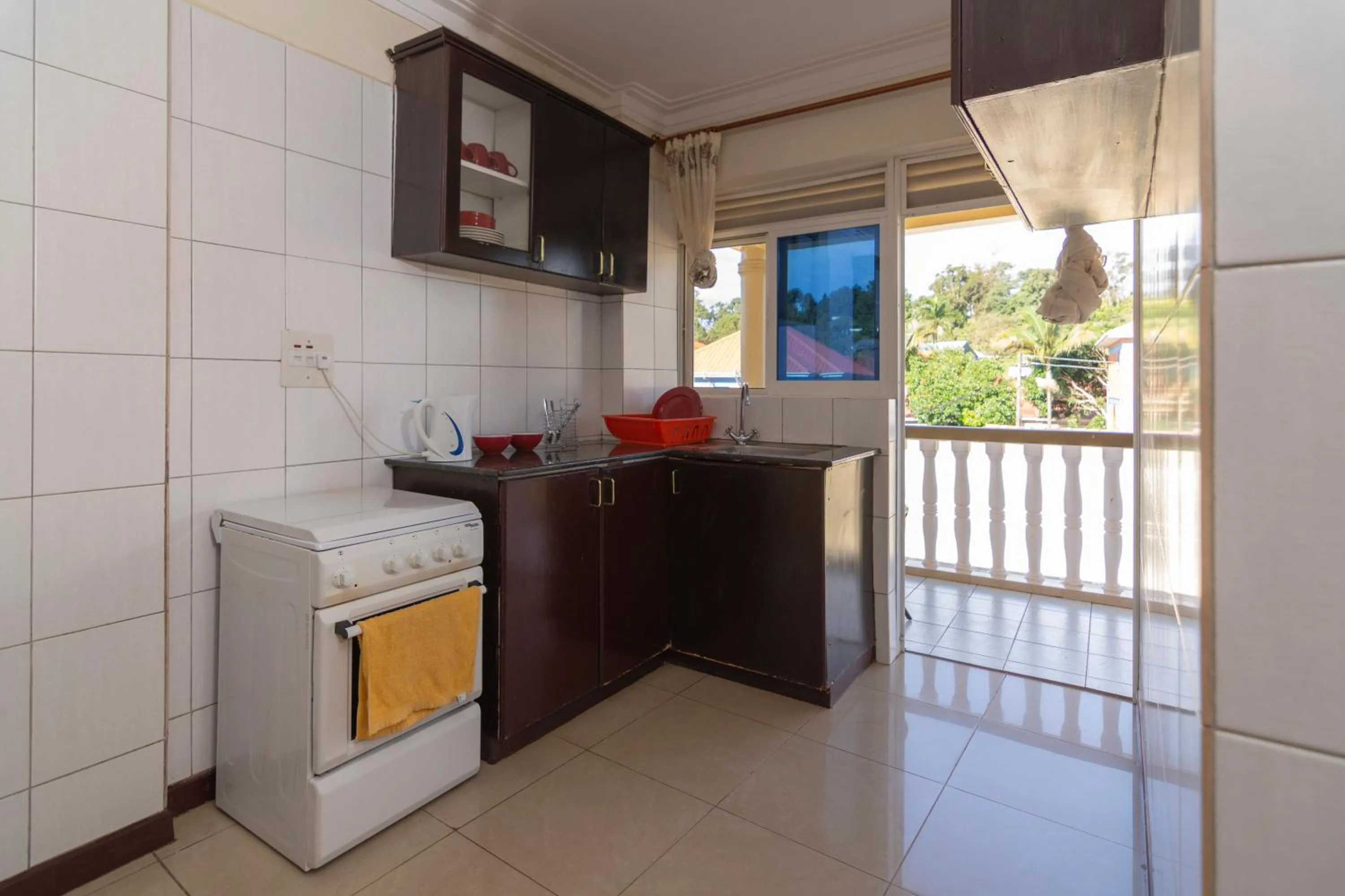 Kitchen or kitchenette in Karibu BB Suites