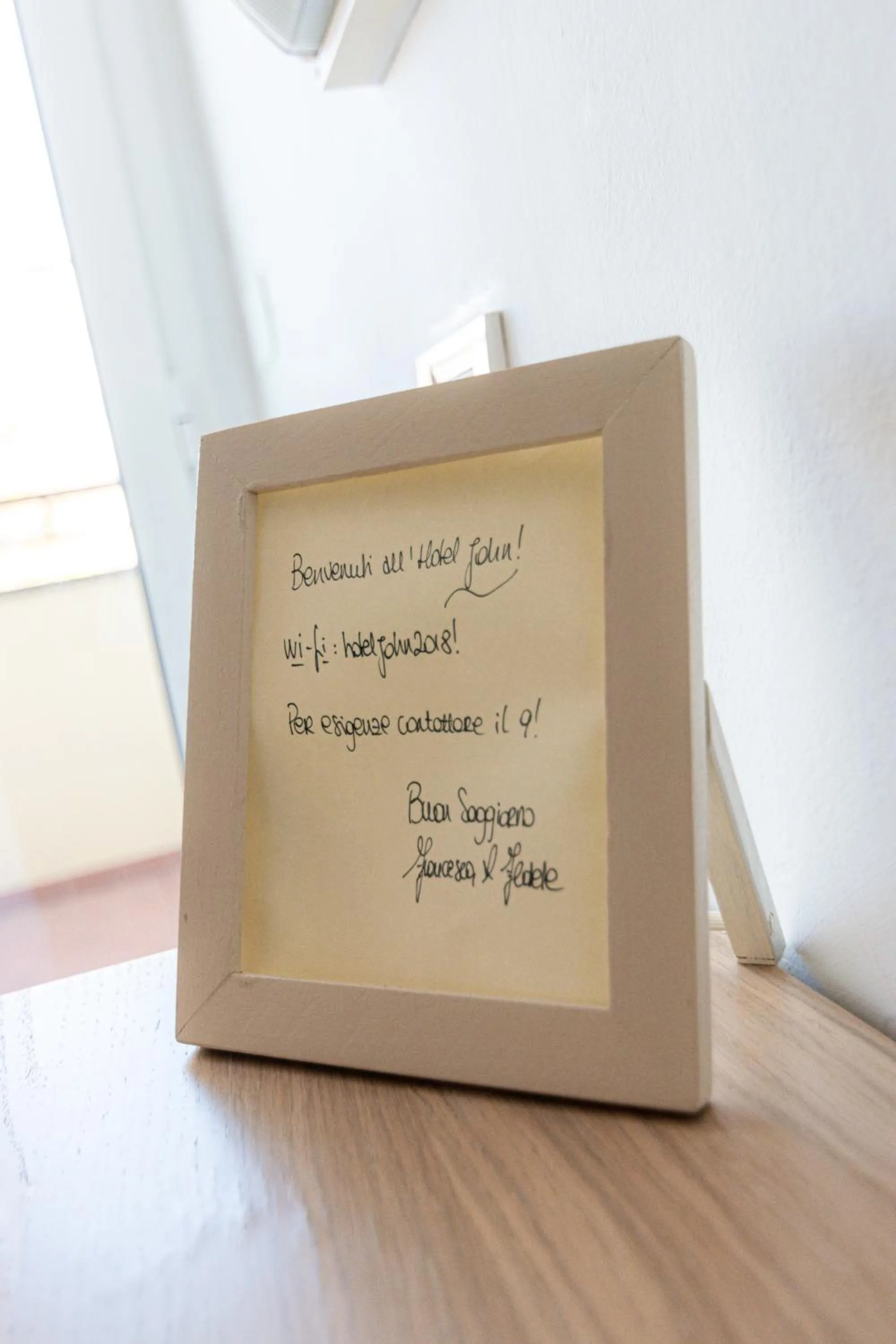 Decorative detail in HOTEL JOHN