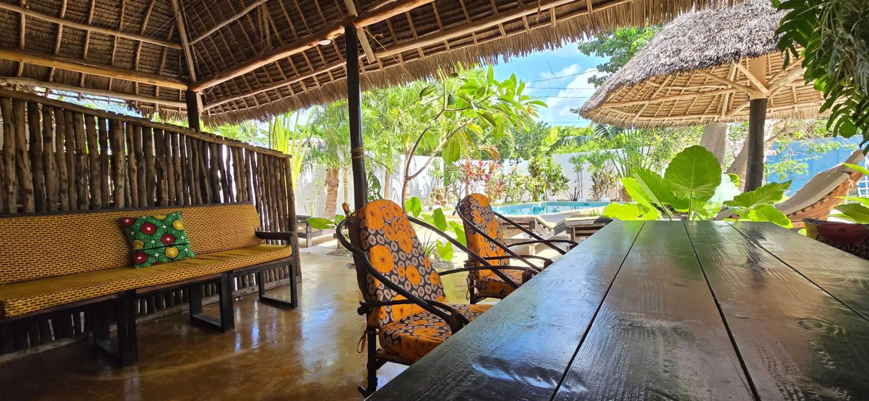 Patio in Salama & Mbuyuni Bungalows