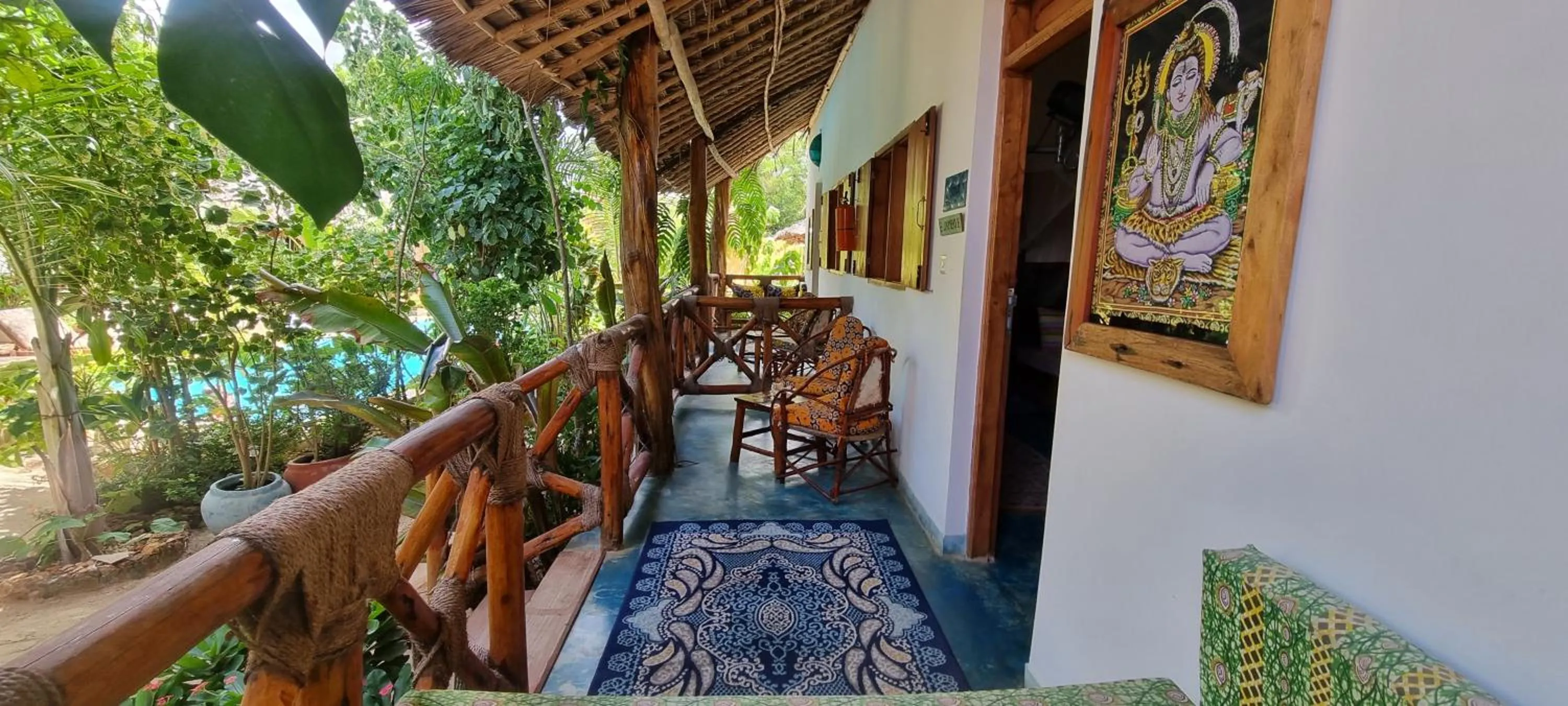 Balcony/Terrace in Salama & Mbuyuni Bungalows
