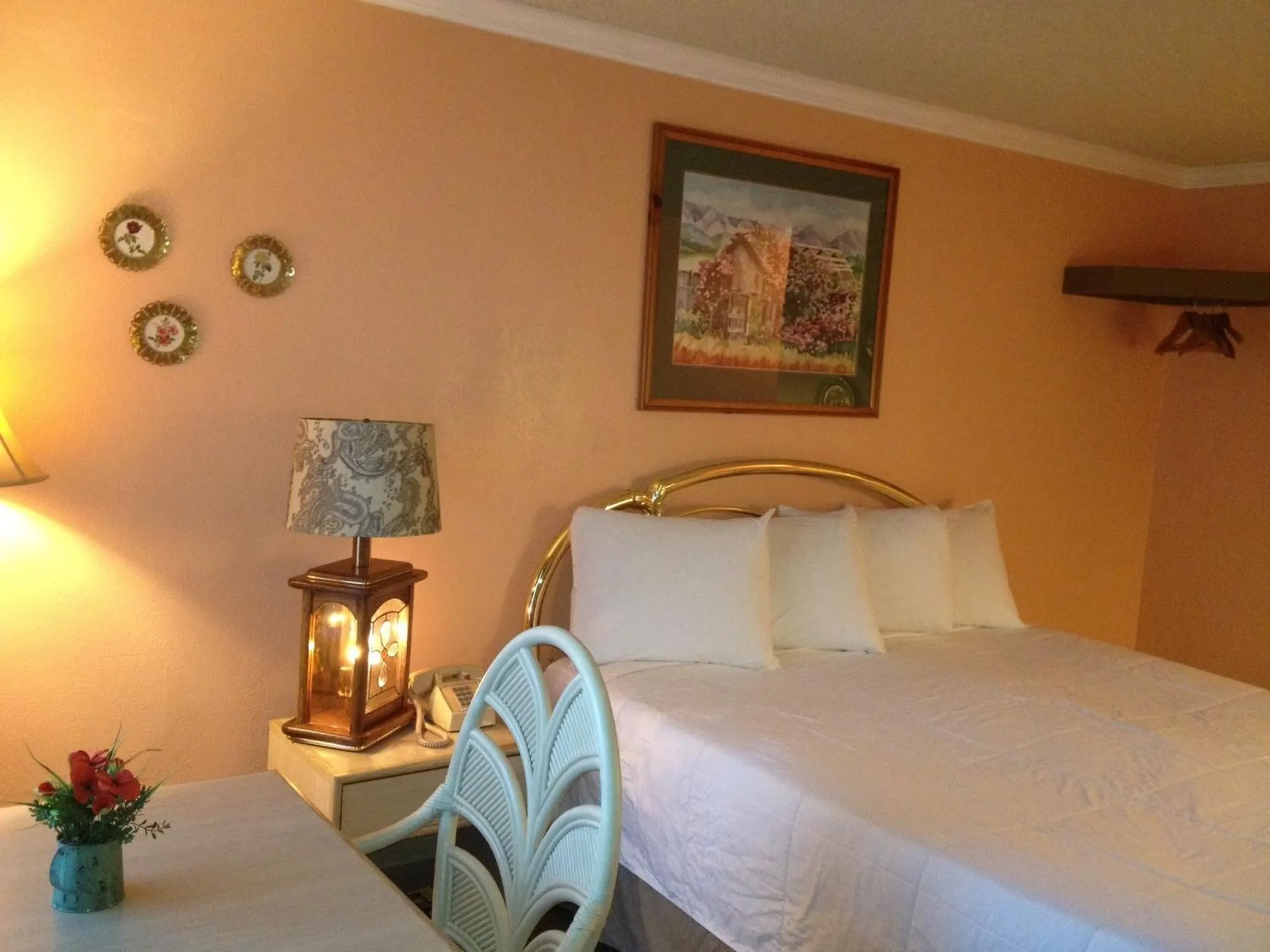 Bed in Victorian Inn