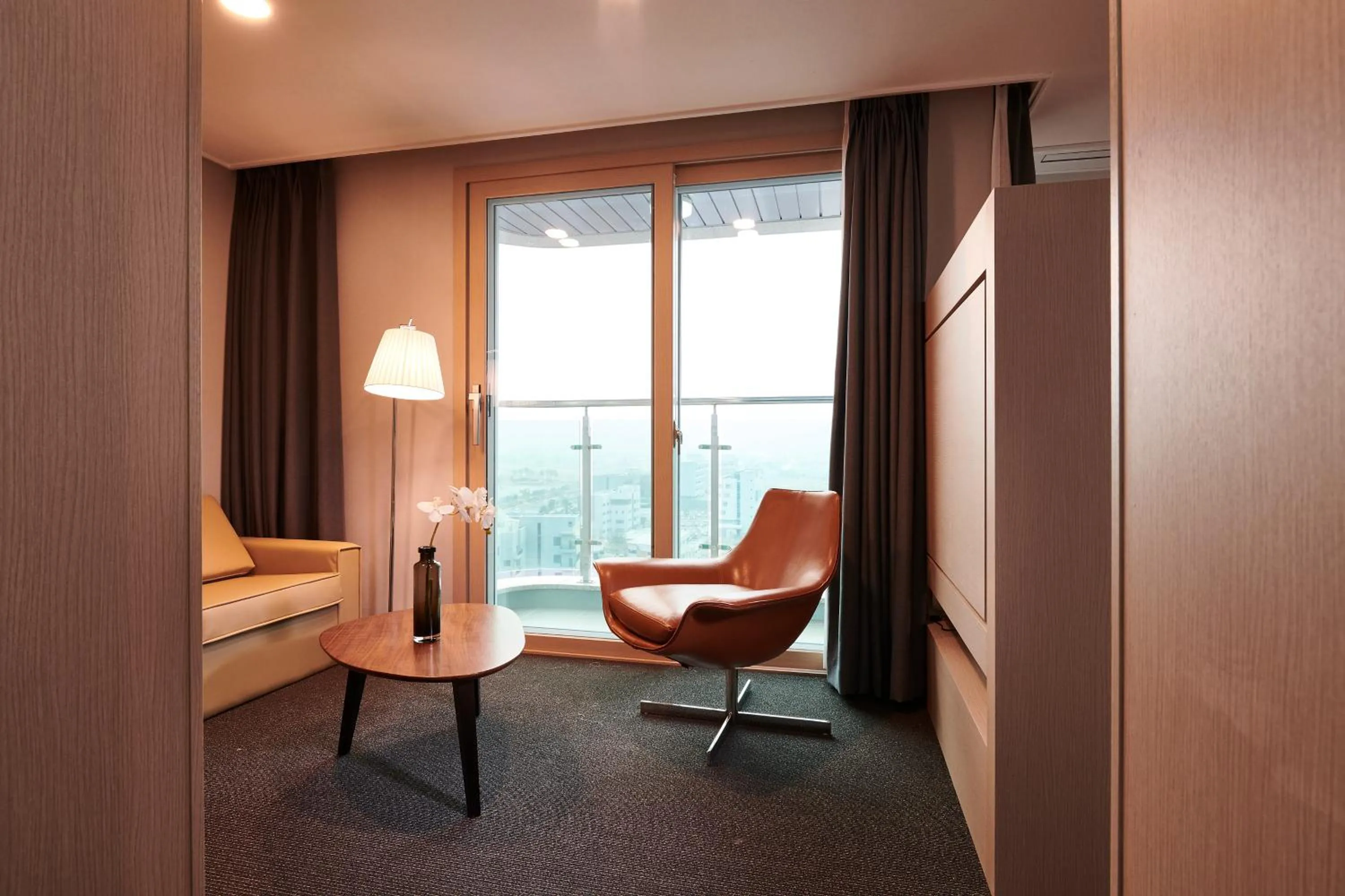 Living room, Bed in New Raon Stay